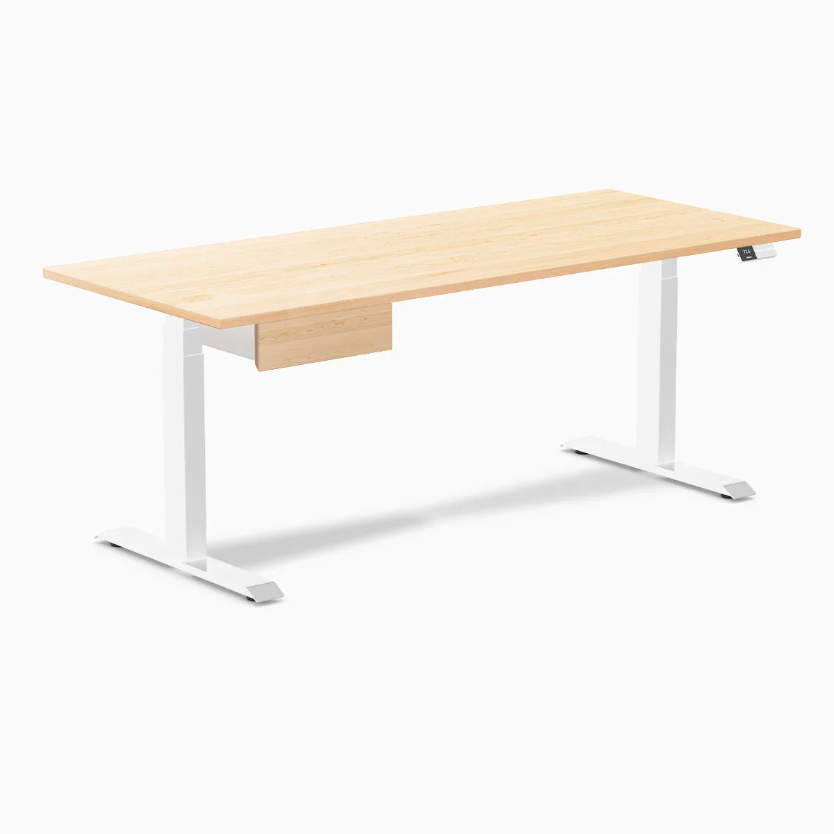 Desky Dual Hardwood Standing Desk With Drawer - Image 111