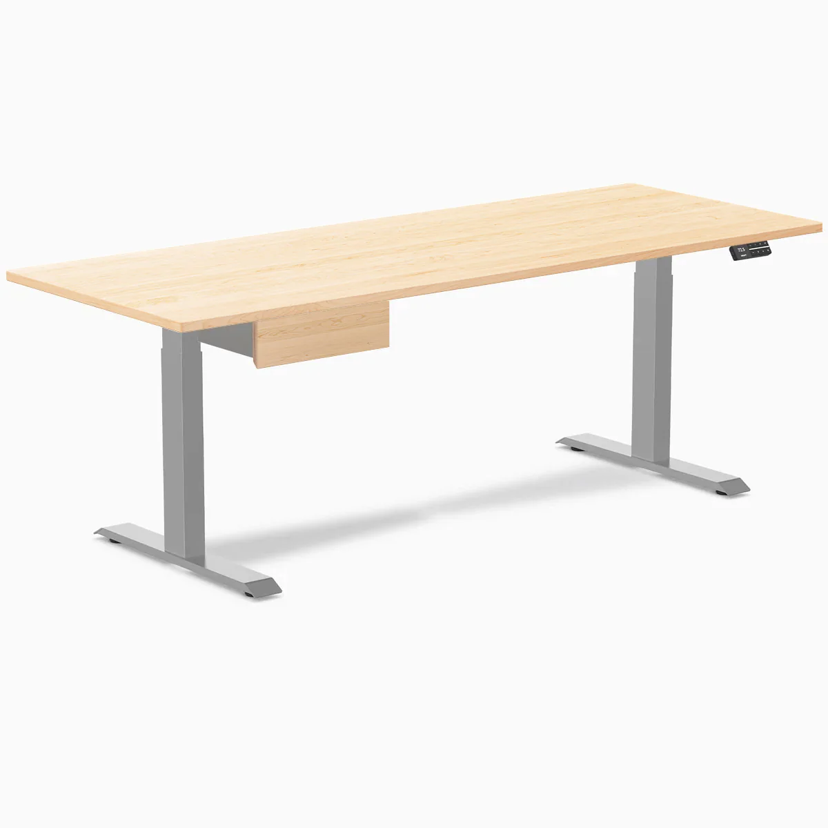 Desky Dual Hardwood Standing Desk With Drawer - Image 114