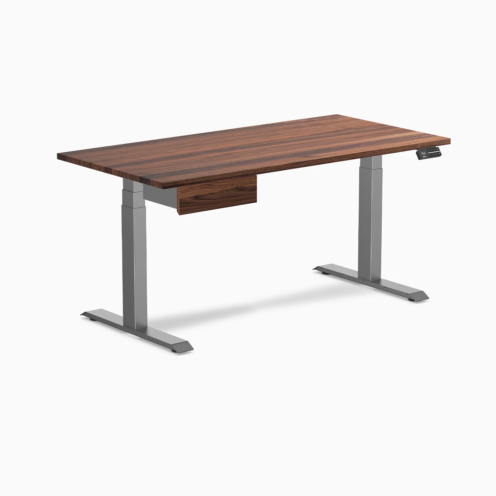 Desky Dual Hardwood Standing Desk With Drawer - Image 16