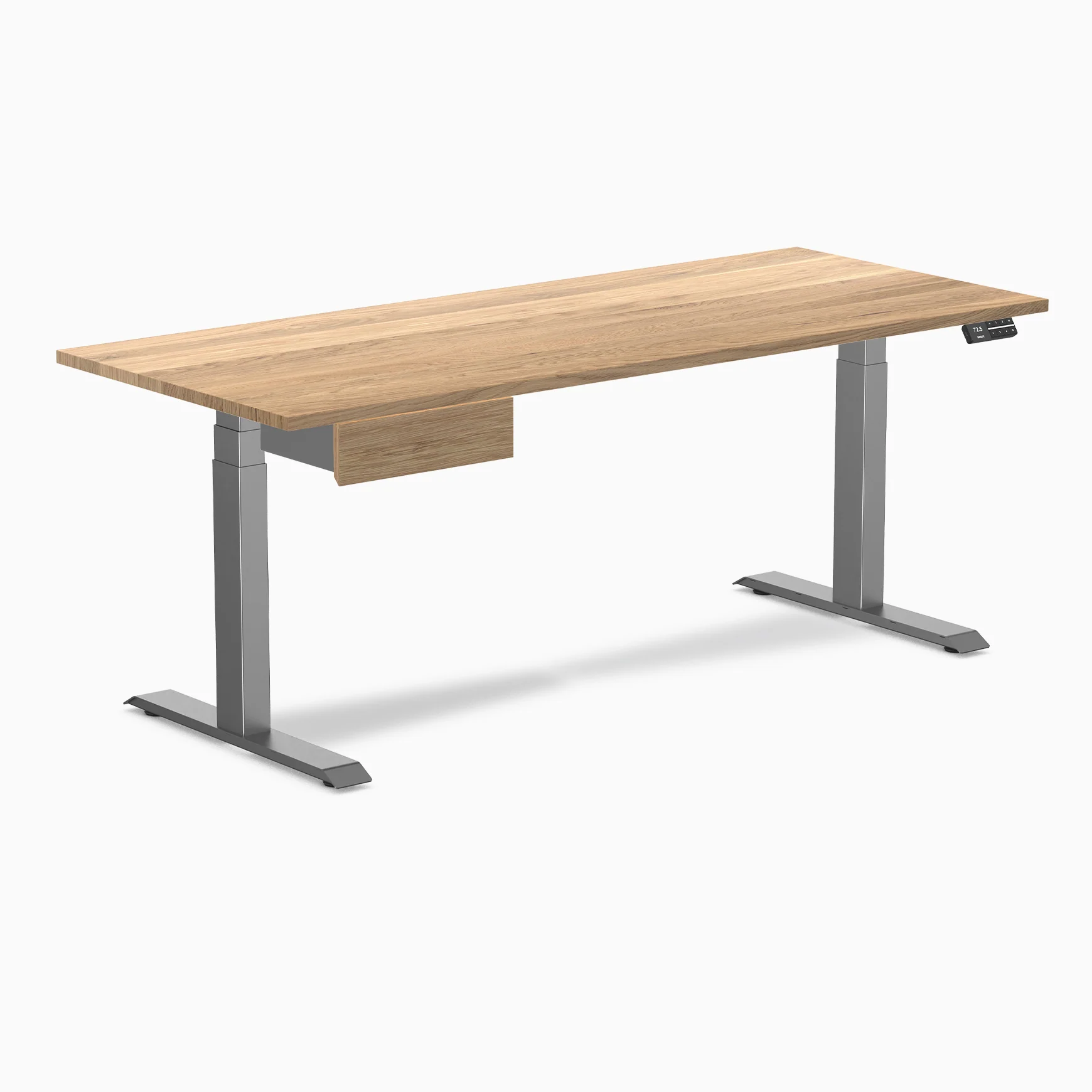 Desky Dual Hardwood Standing Desk With Drawer - Image 19