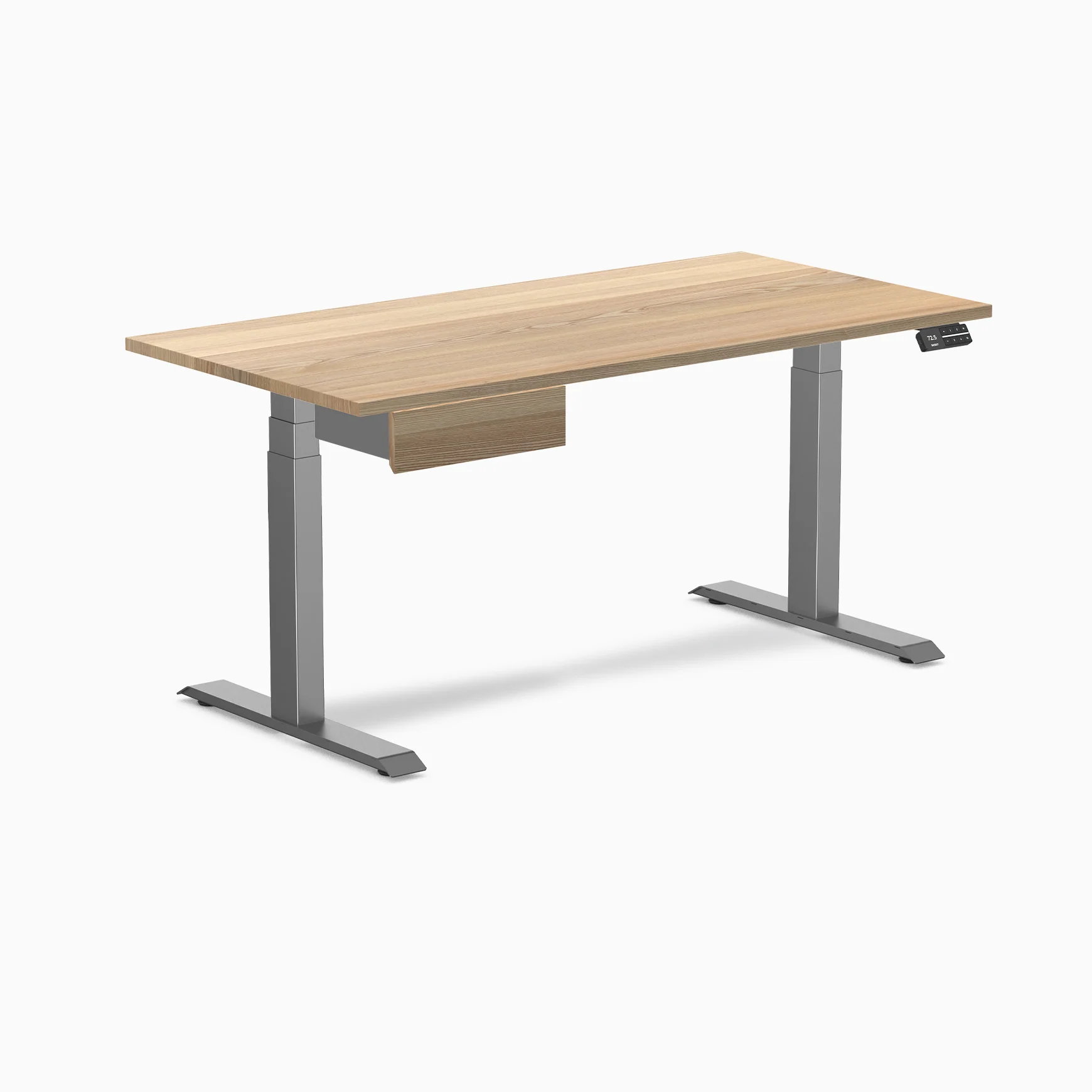 Desky Dual Hardwood Standing Desk With Drawer - Image 20