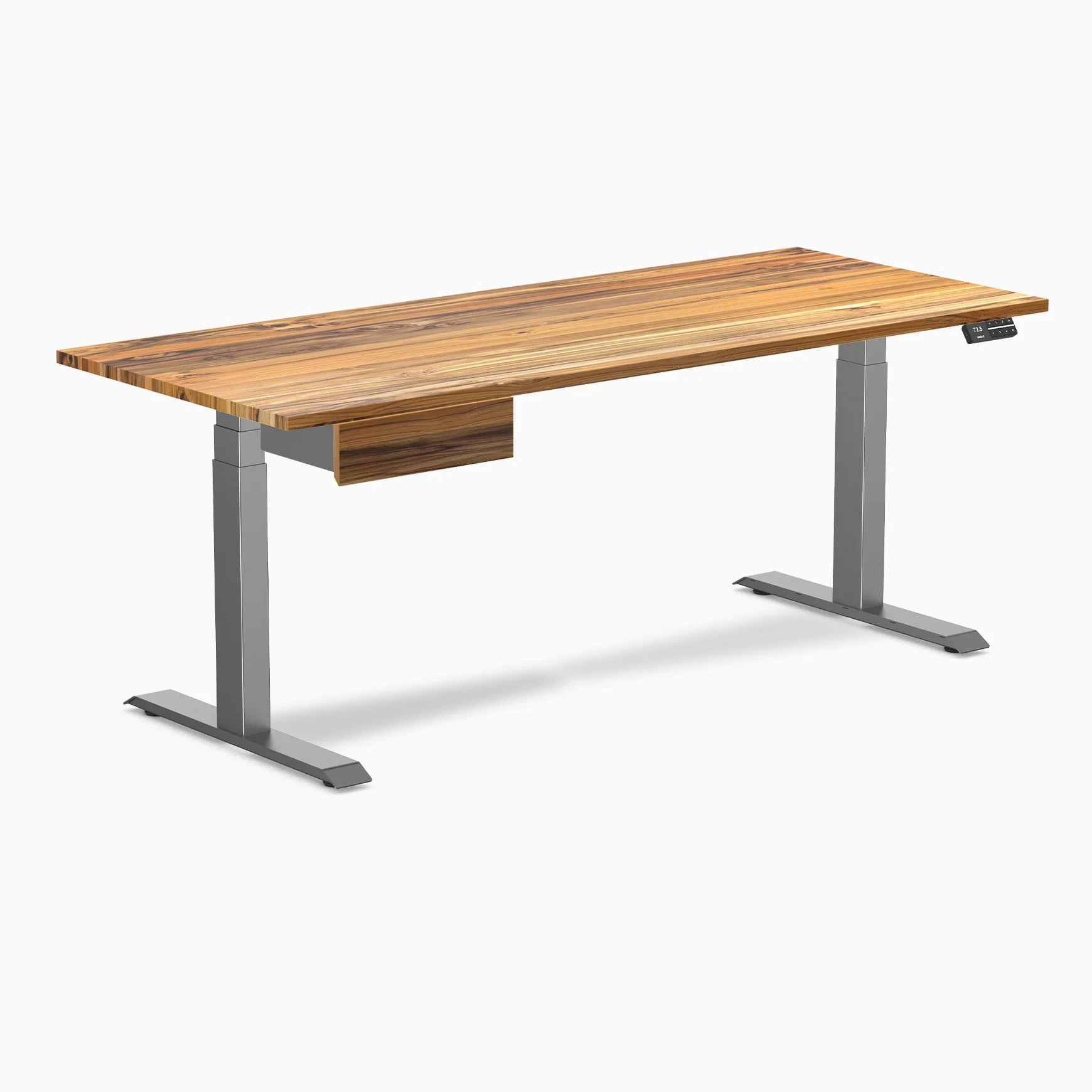 Desky Dual Hardwood Standing Desk With Drawer - Image 23