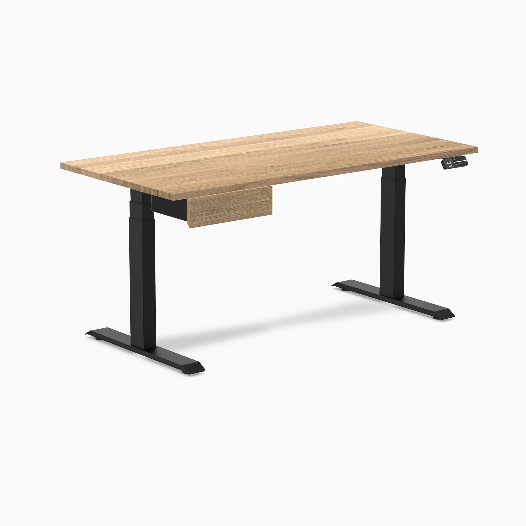 Desky Dual Hardwood Standing Desk With Drawer - Image 38