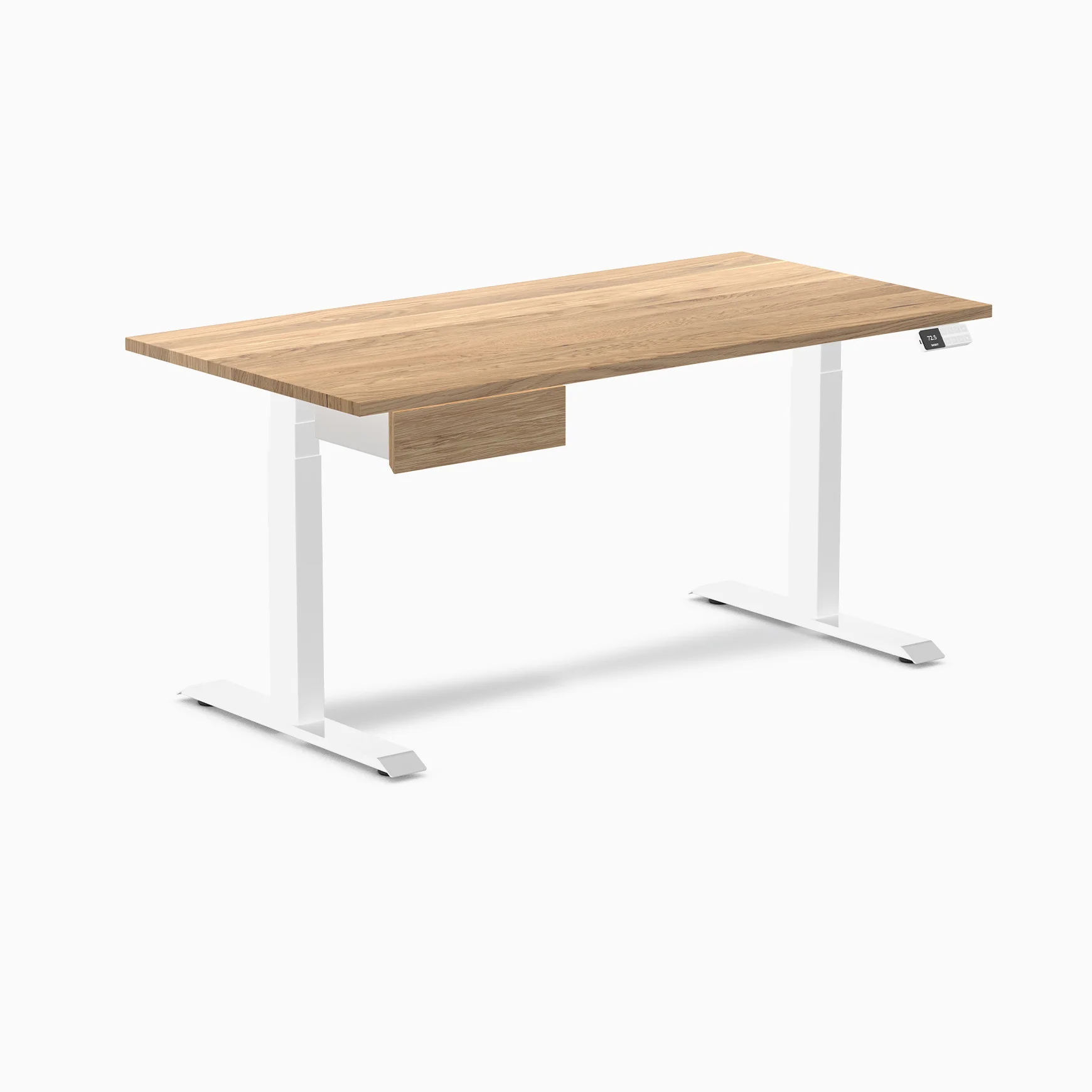 Desky Dual Hardwood Standing Desk With Drawer - Image 39