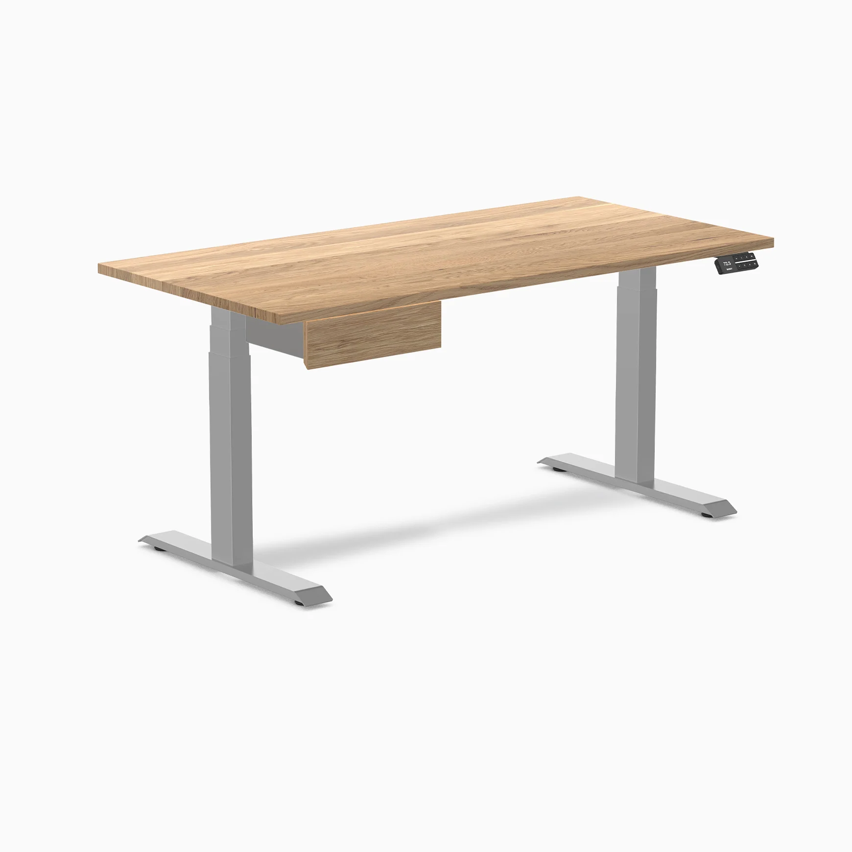 Desky Dual Hardwood Standing Desk With Drawer - Image 40