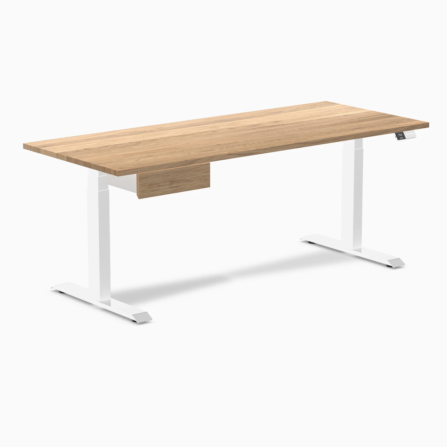 Desky Dual Hardwood Standing Desk With Drawer - Image 42