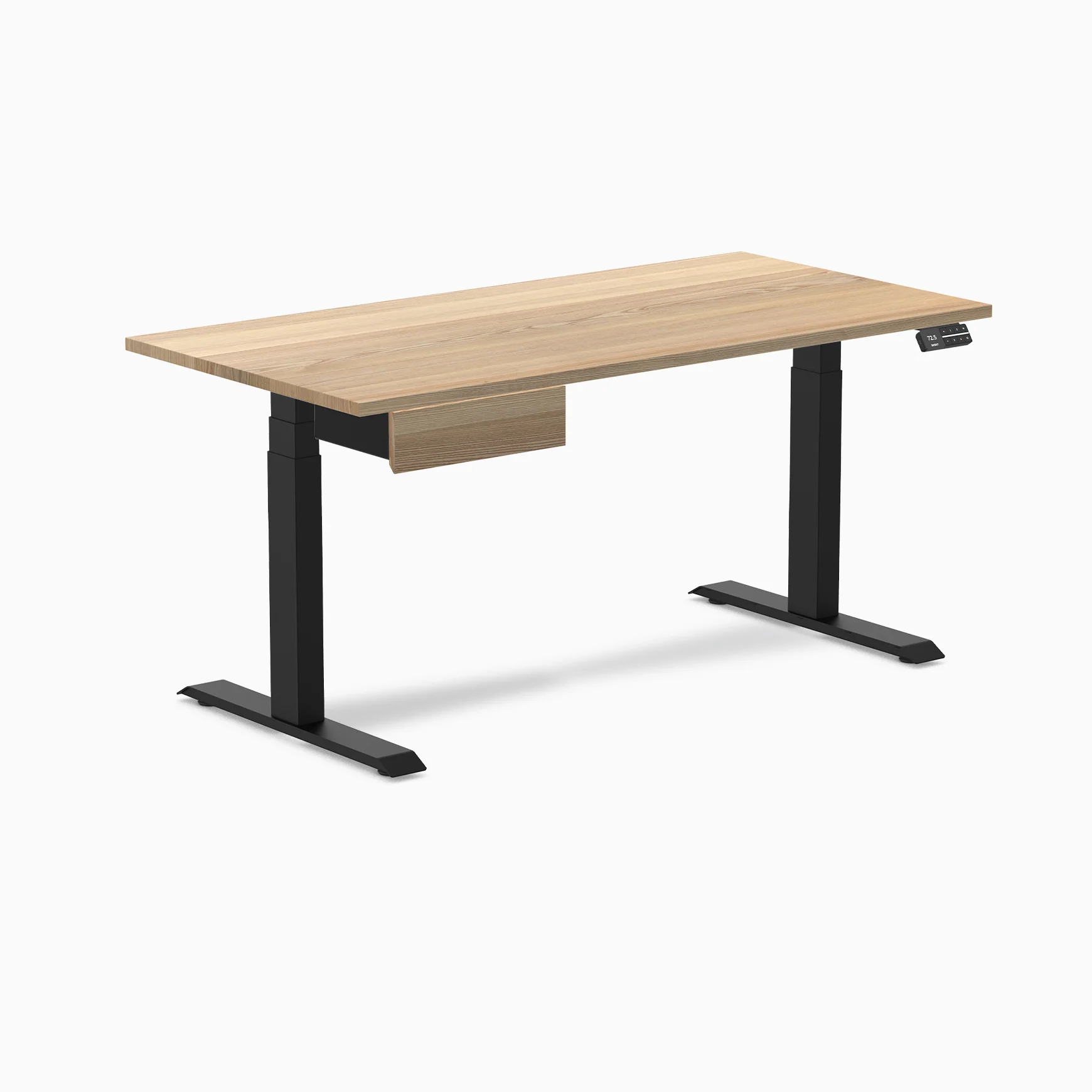 Desky Dual Hardwood Standing Desk With Drawer - Image 44