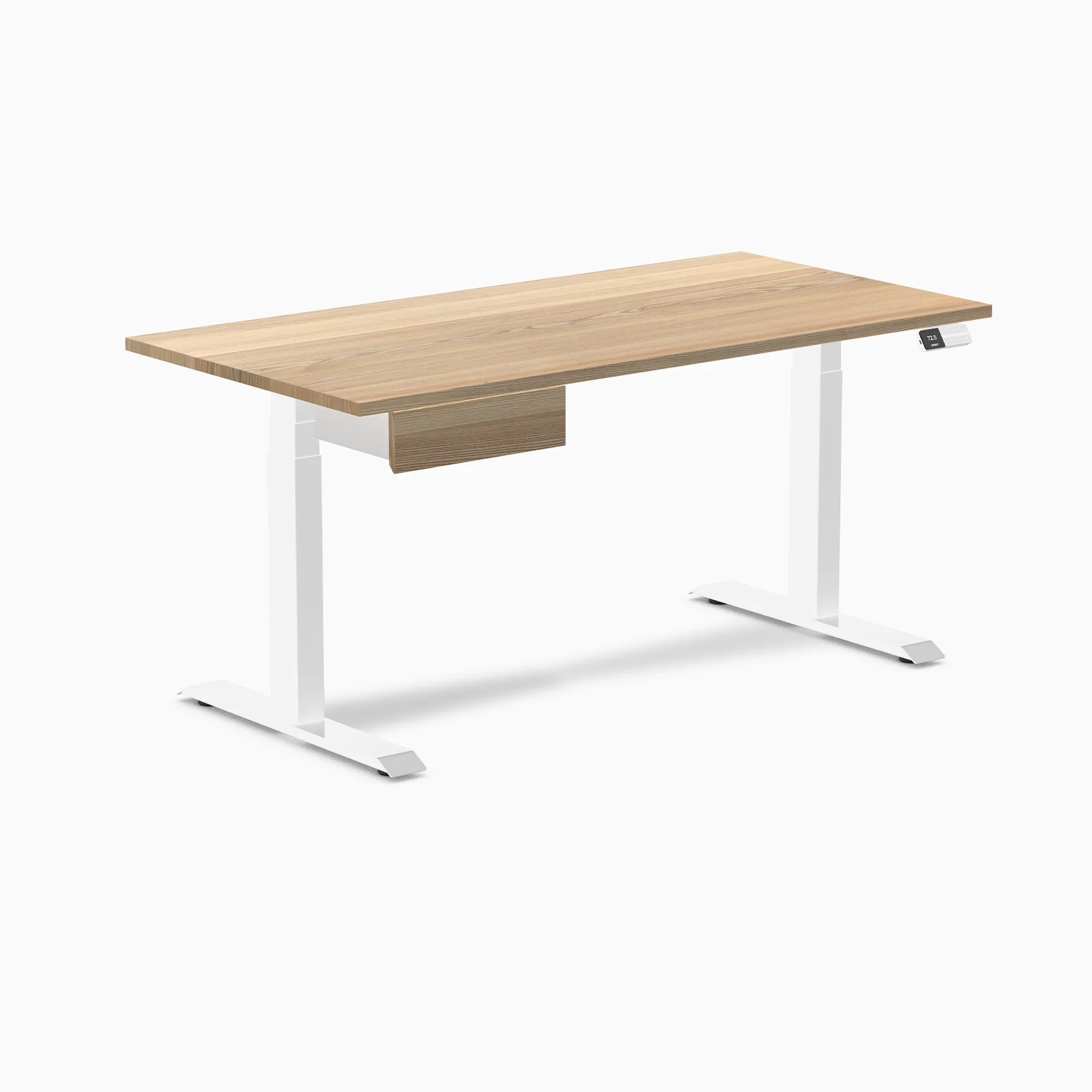 Desky Dual Hardwood Standing Desk With Drawer - Image 45