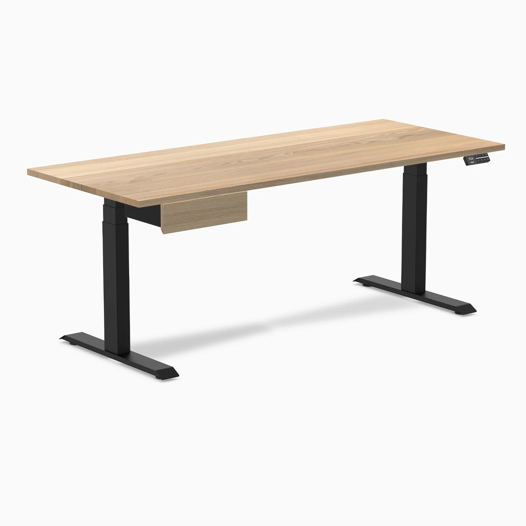 Desky Dual Hardwood Standing Desk With Drawer - Image 47