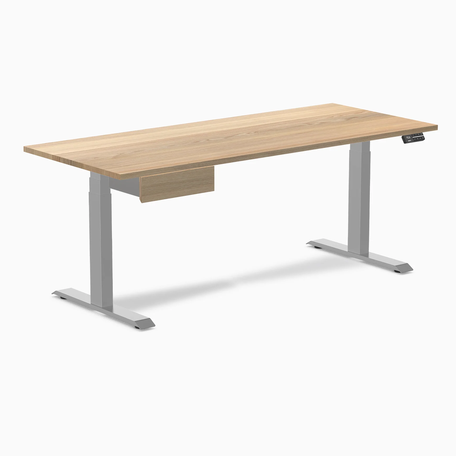 Desky Dual Hardwood Standing Desk With Drawer - Image 49