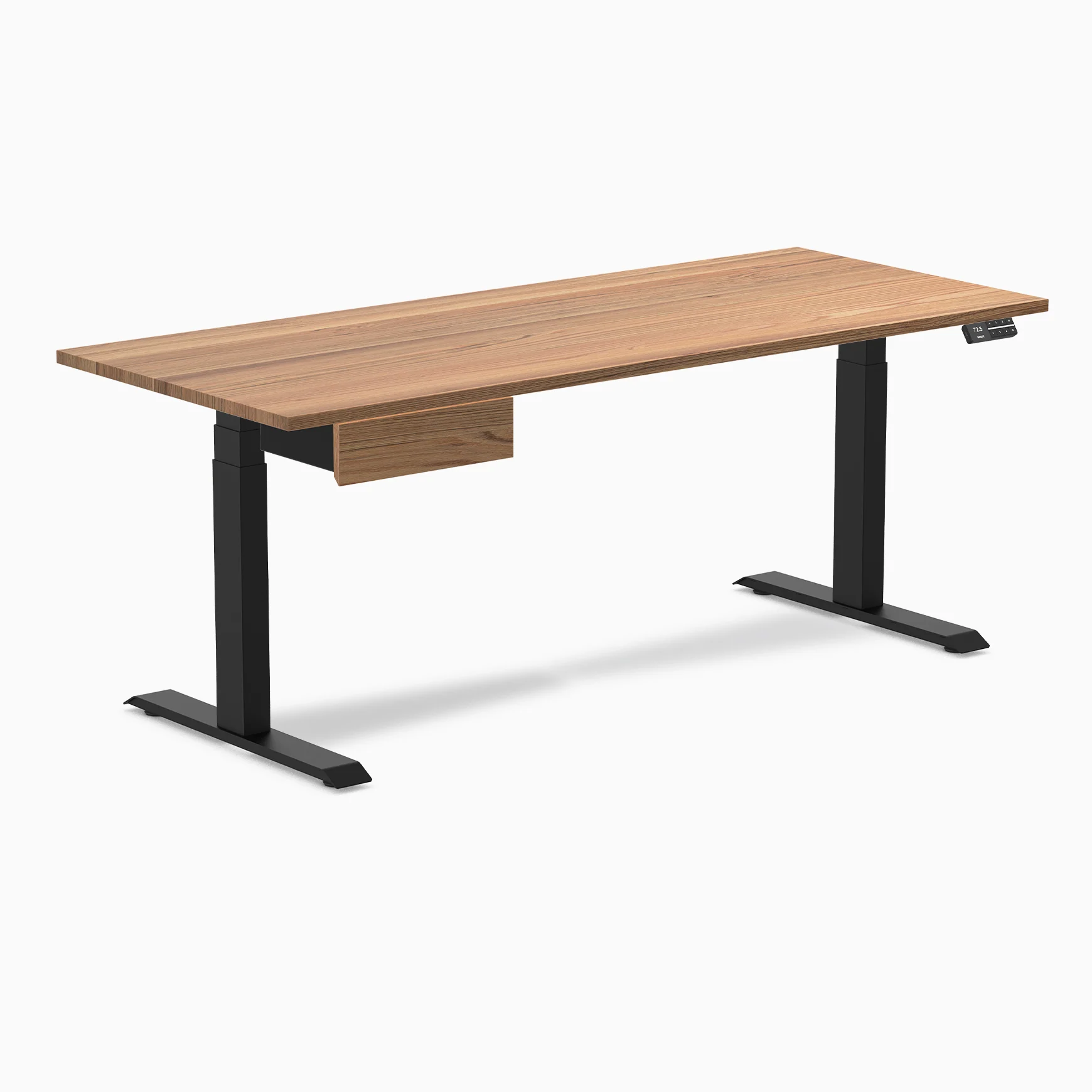 Desky Dual Hardwood Standing Desk With Drawer - Image 59