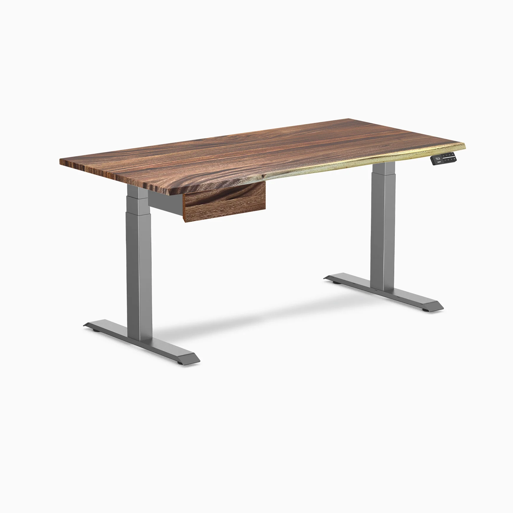 Desky Dual Hardwood Standing Desk With Drawer - Image 64