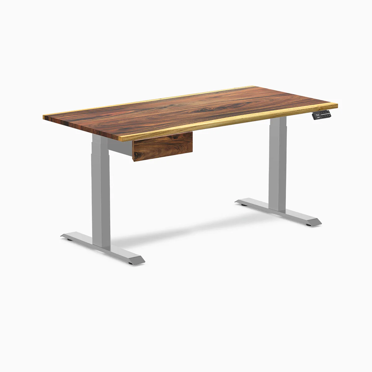 Desky Dual Hardwood Standing Desk With Drawer - Image 73