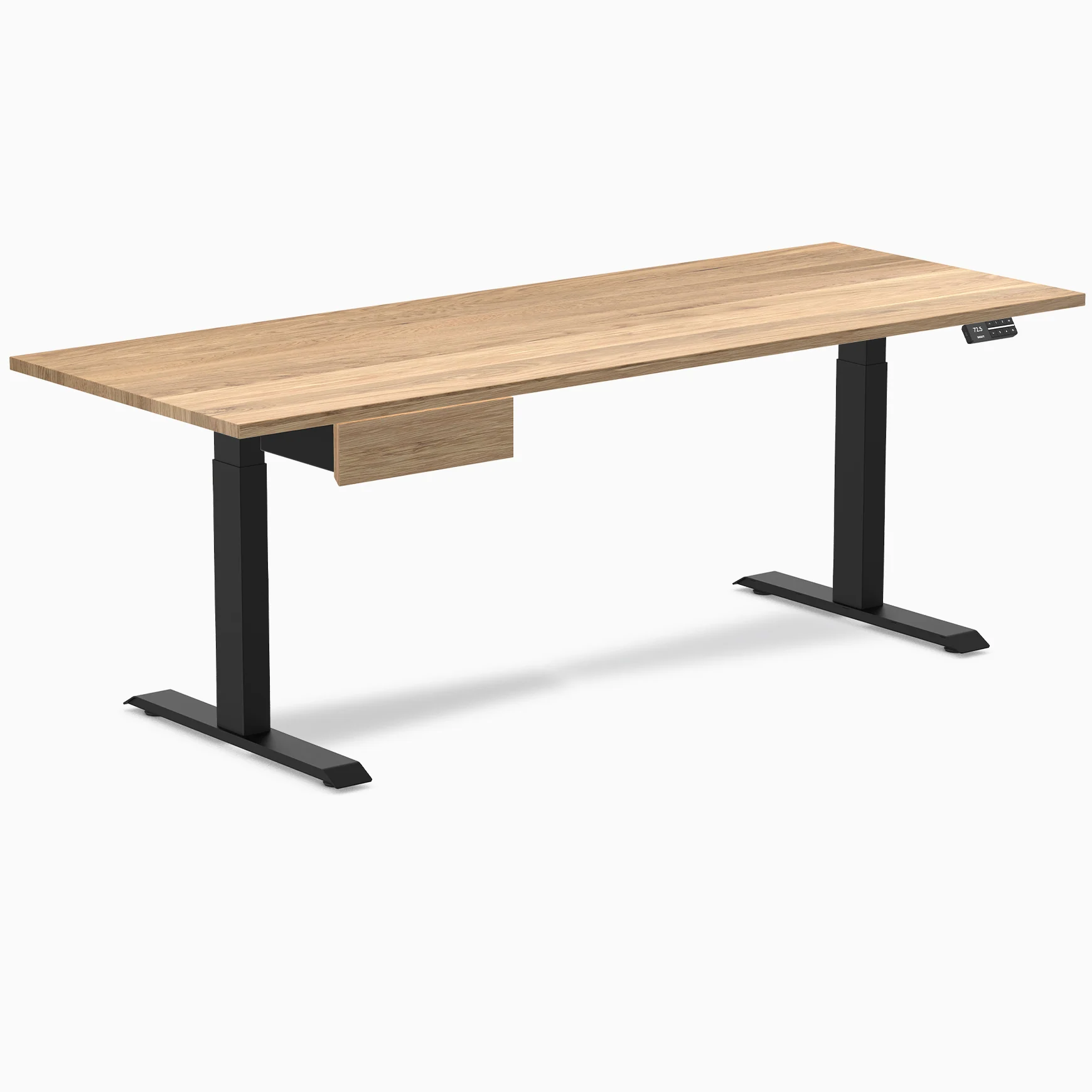 Desky Dual Hardwood Standing Desk With Drawer - Image 86