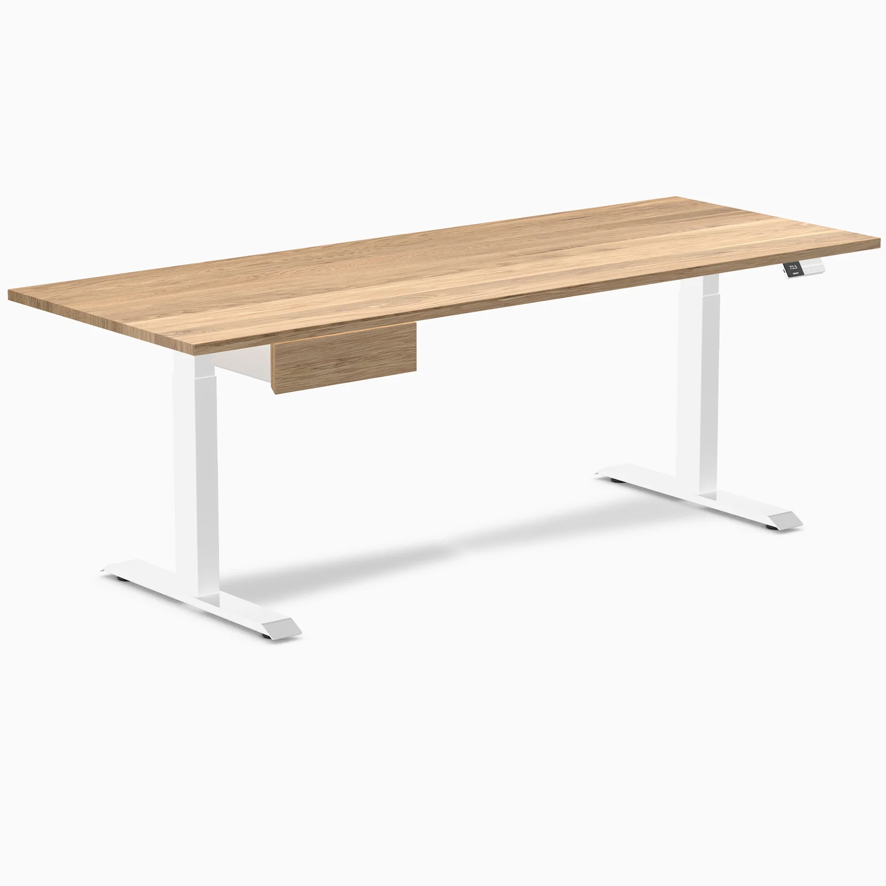 Desky Dual Hardwood Standing Desk With Drawer - Image 87