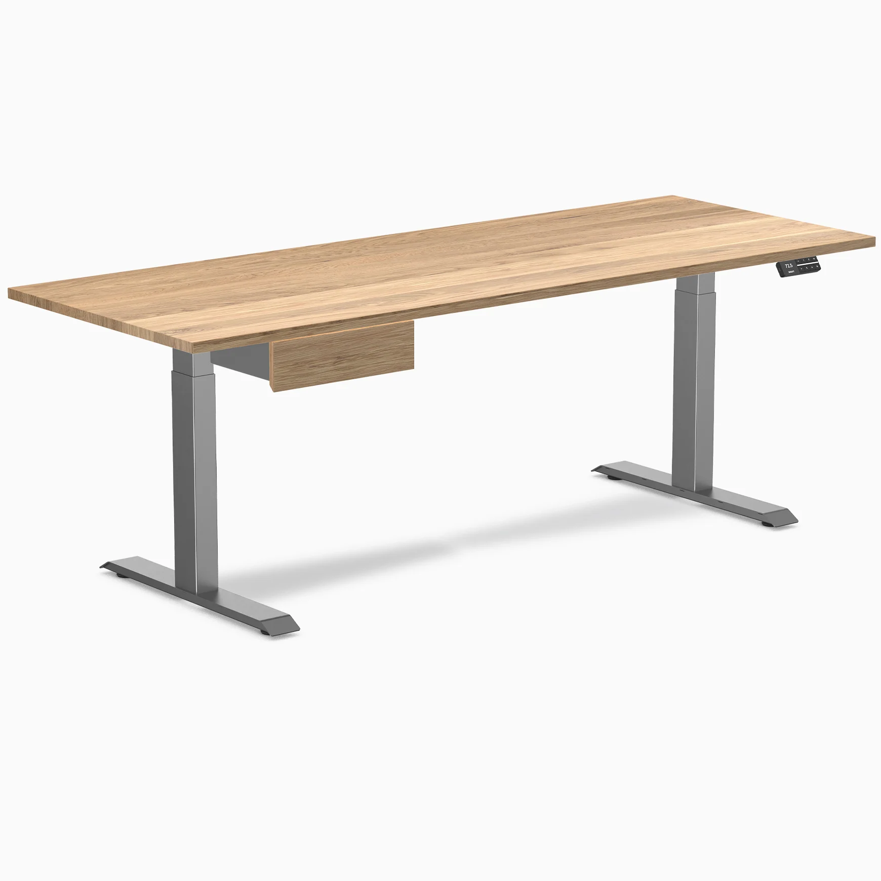 Desky Dual Hardwood Standing Desk With Drawer - Image 88