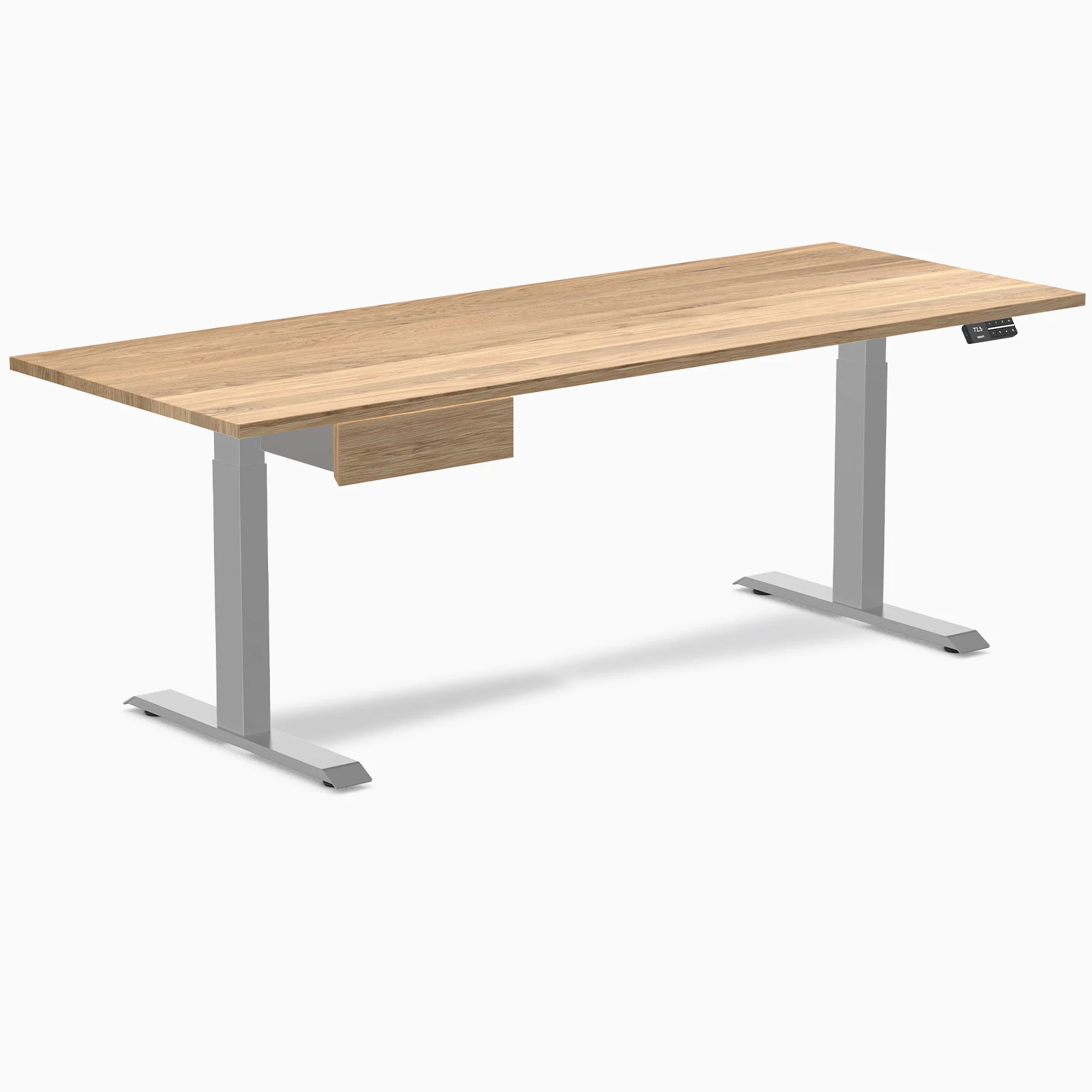 Desky Dual Hardwood Standing Desk With Drawer - Image 89
