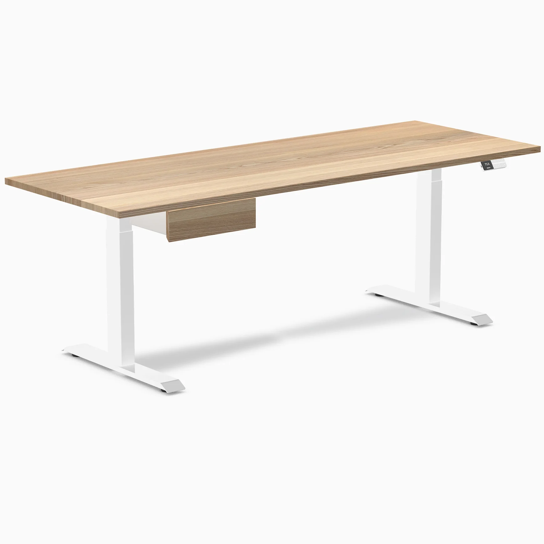 Desky Dual Hardwood Standing Desk With Drawer - Image 91