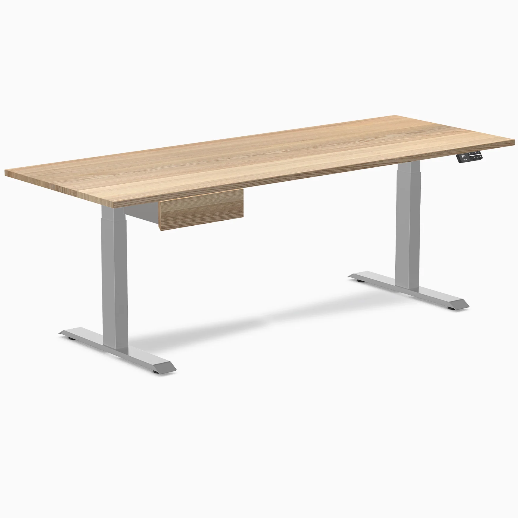 Desky Dual Hardwood Standing Desk With Drawer - Image 93