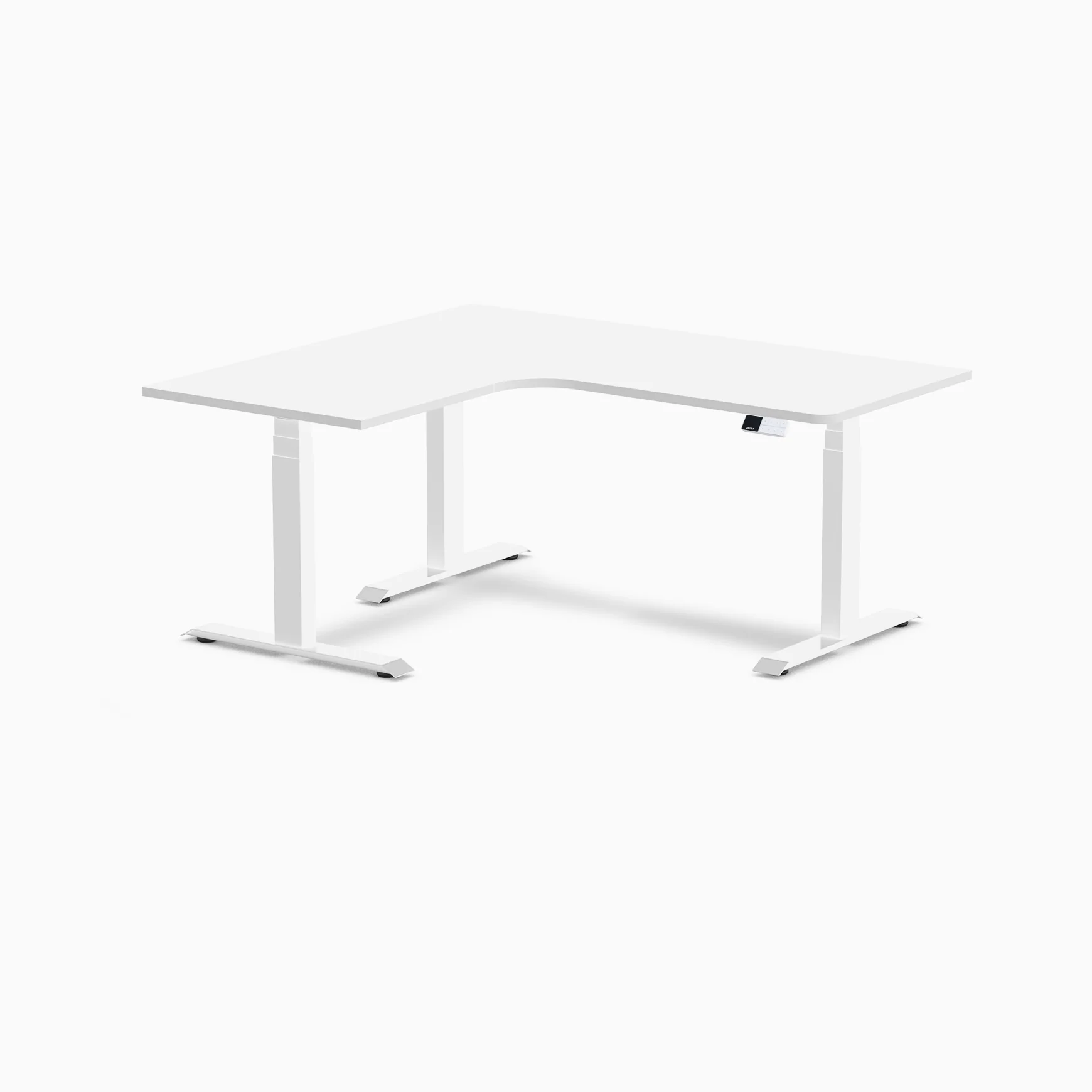 Desky L-Shape Curved Laminate Sit Stand Desk - Image 119