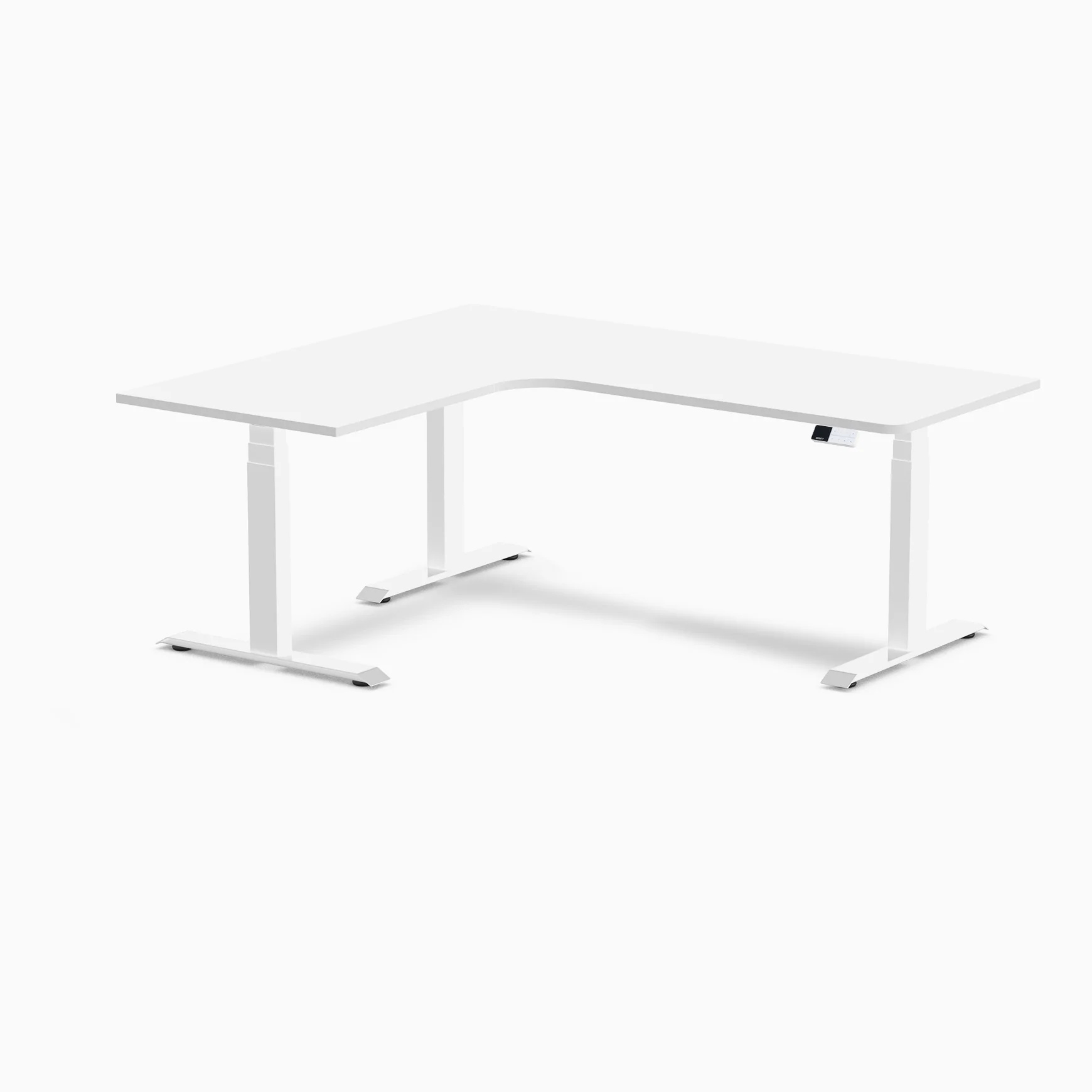Desky L-Shape Curved Laminate Sit Stand Desk - Image 122