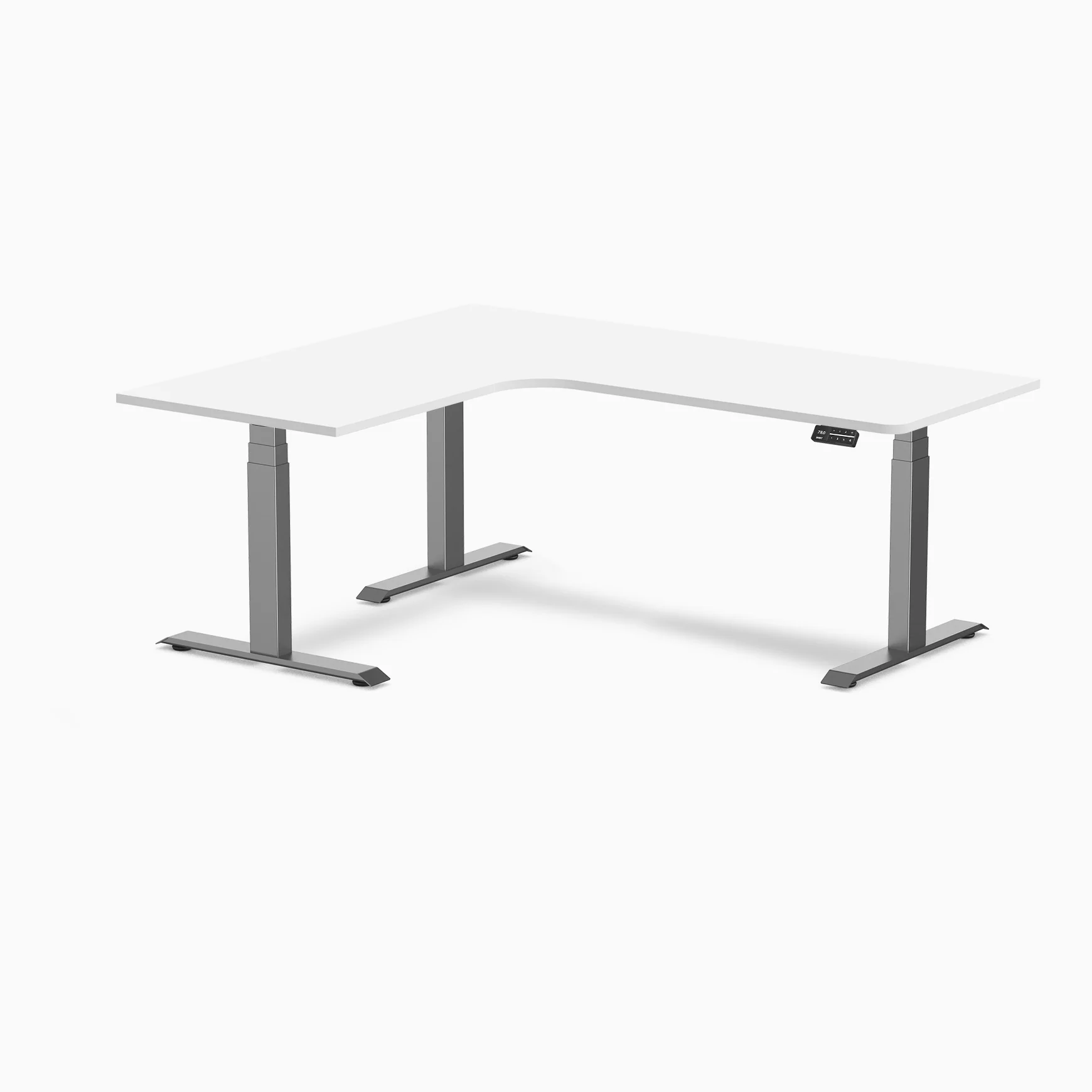 Desky L-Shape Curved Laminate Sit Stand Desk - Image 123