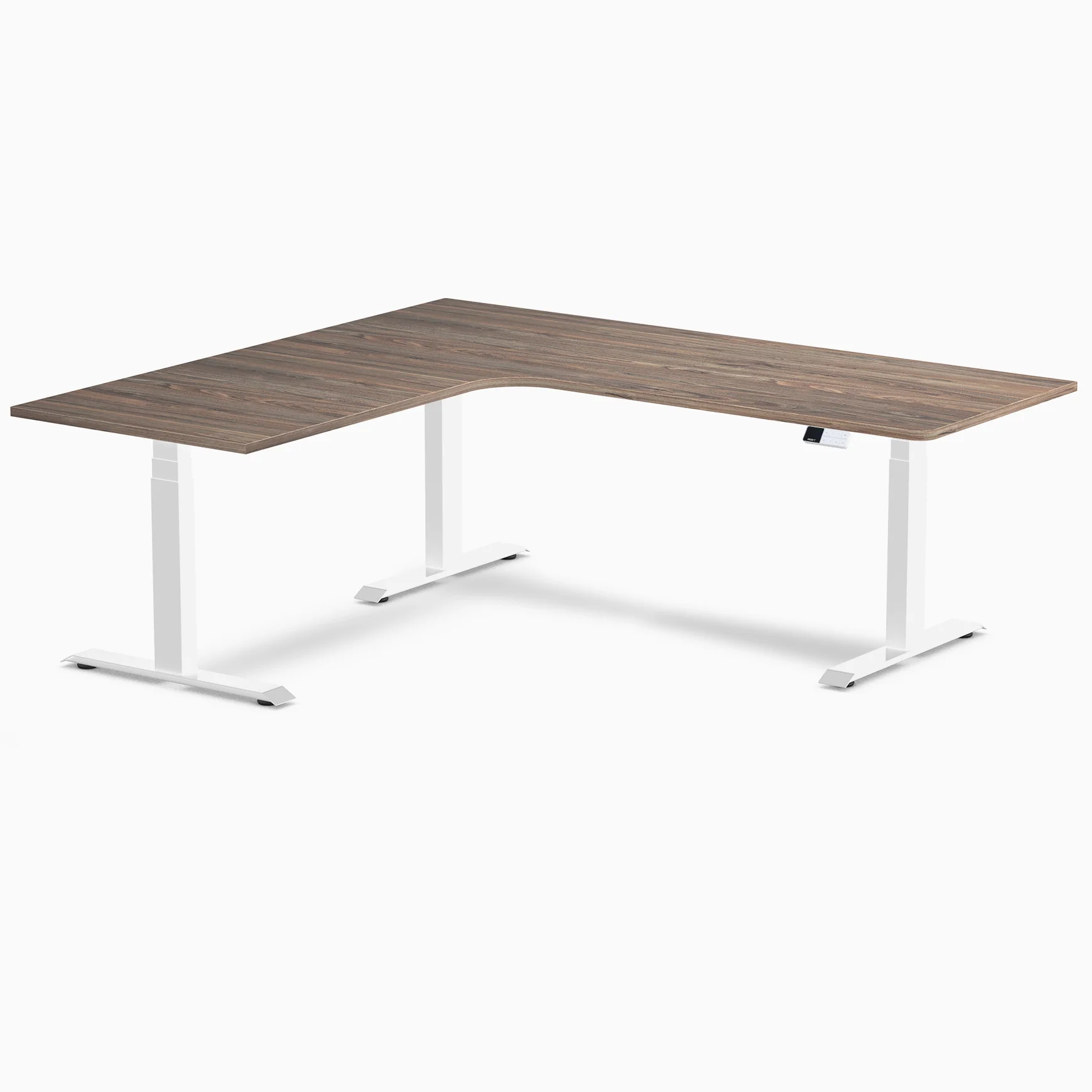 Desky L-Shape Curved Laminate Sit Stand Desk - Image 152