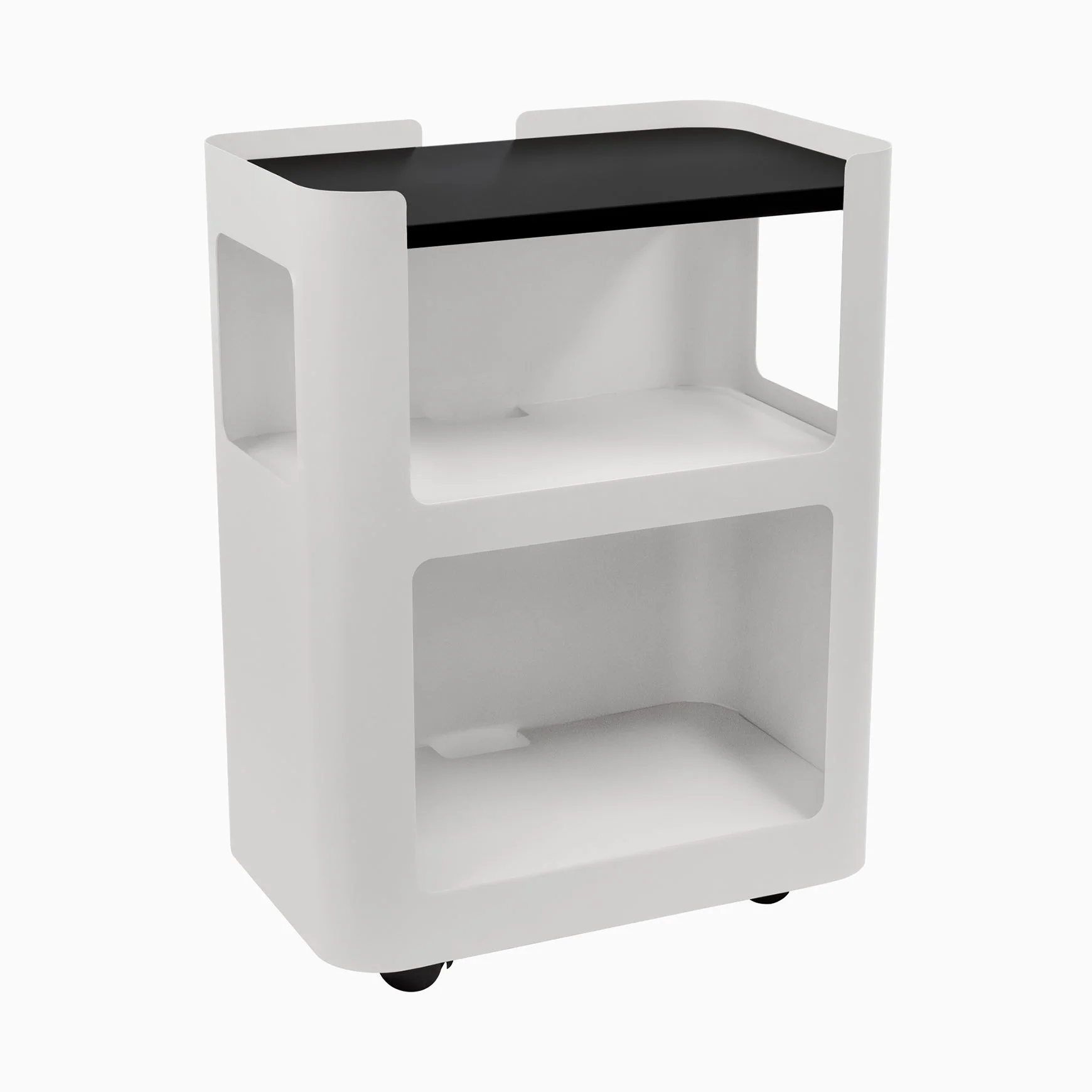 Desky Minimal Open Mobile Pedestal - Image 30