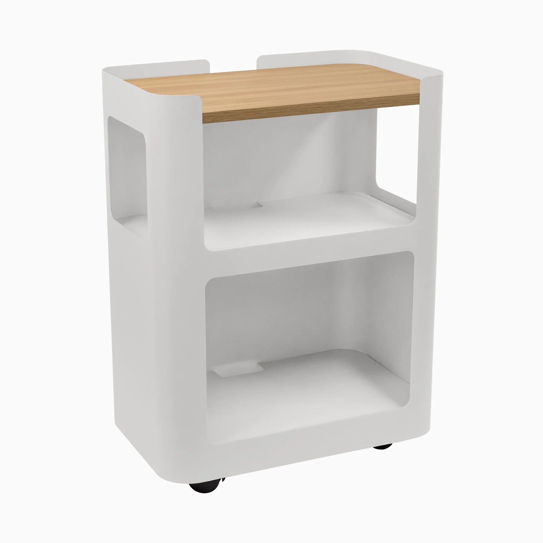 Desky Minimal Open Mobile Pedestal - Image 37