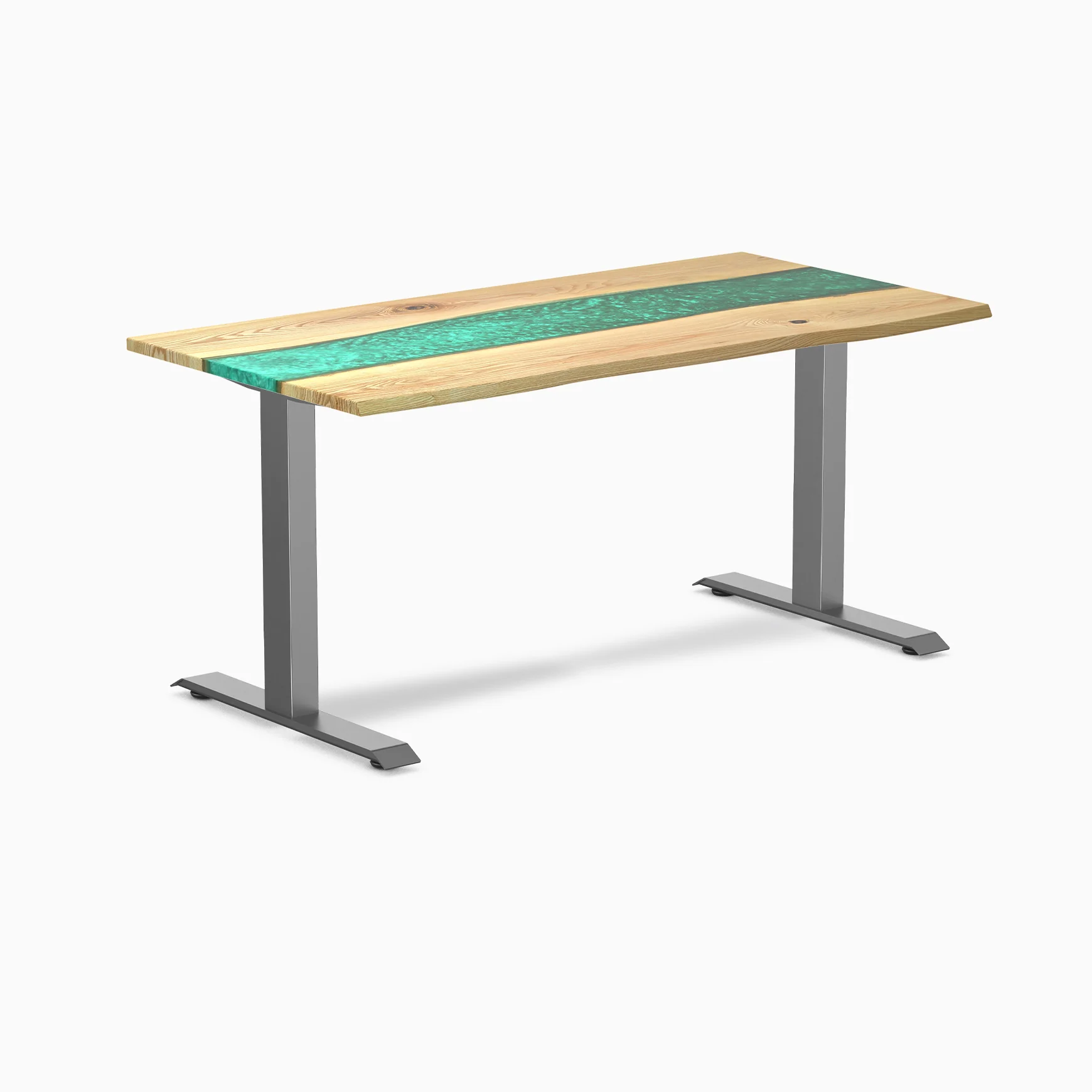 Desky Resin Hardwood Office Desk - Image 14