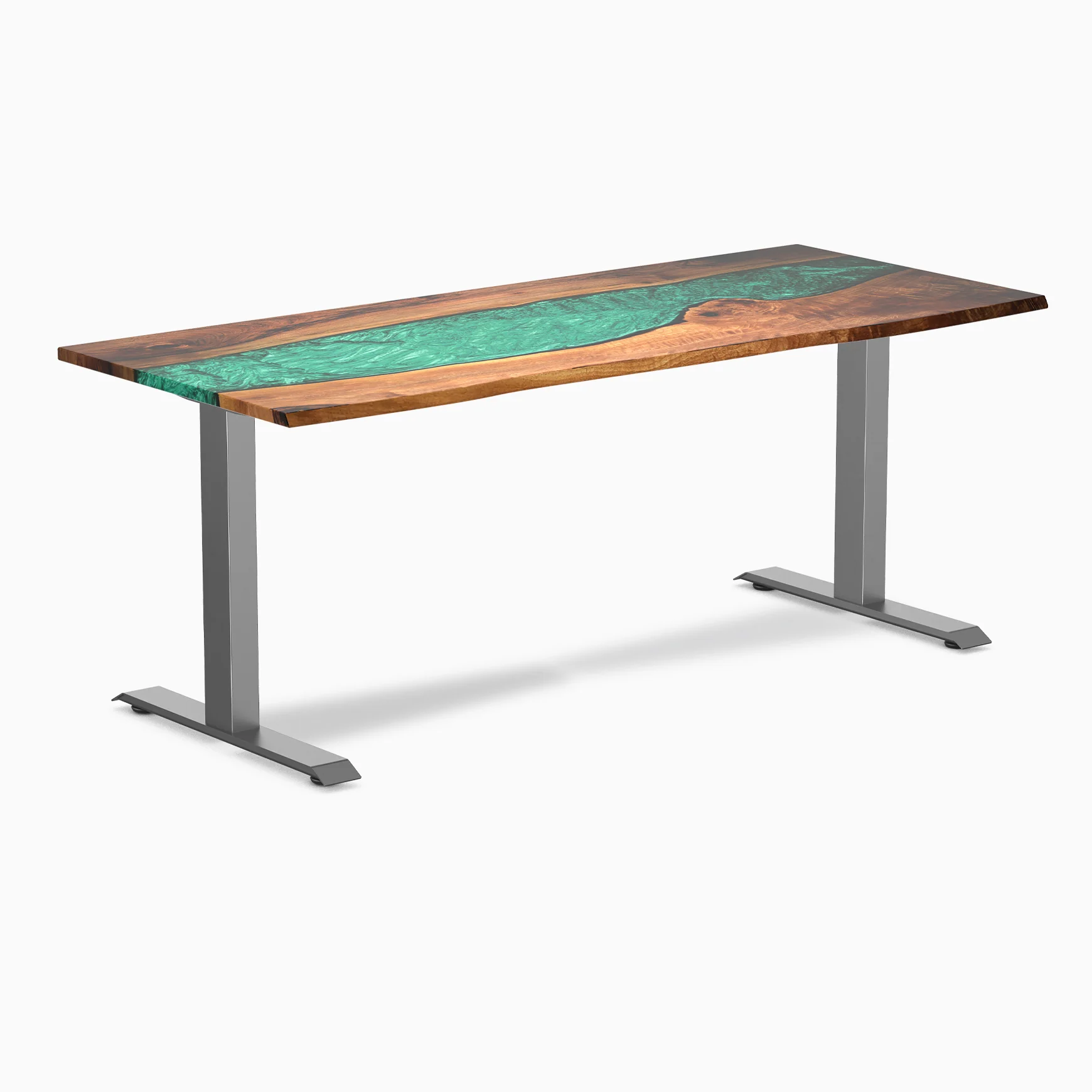 Desky Resin Hardwood Office Desk - Image 9