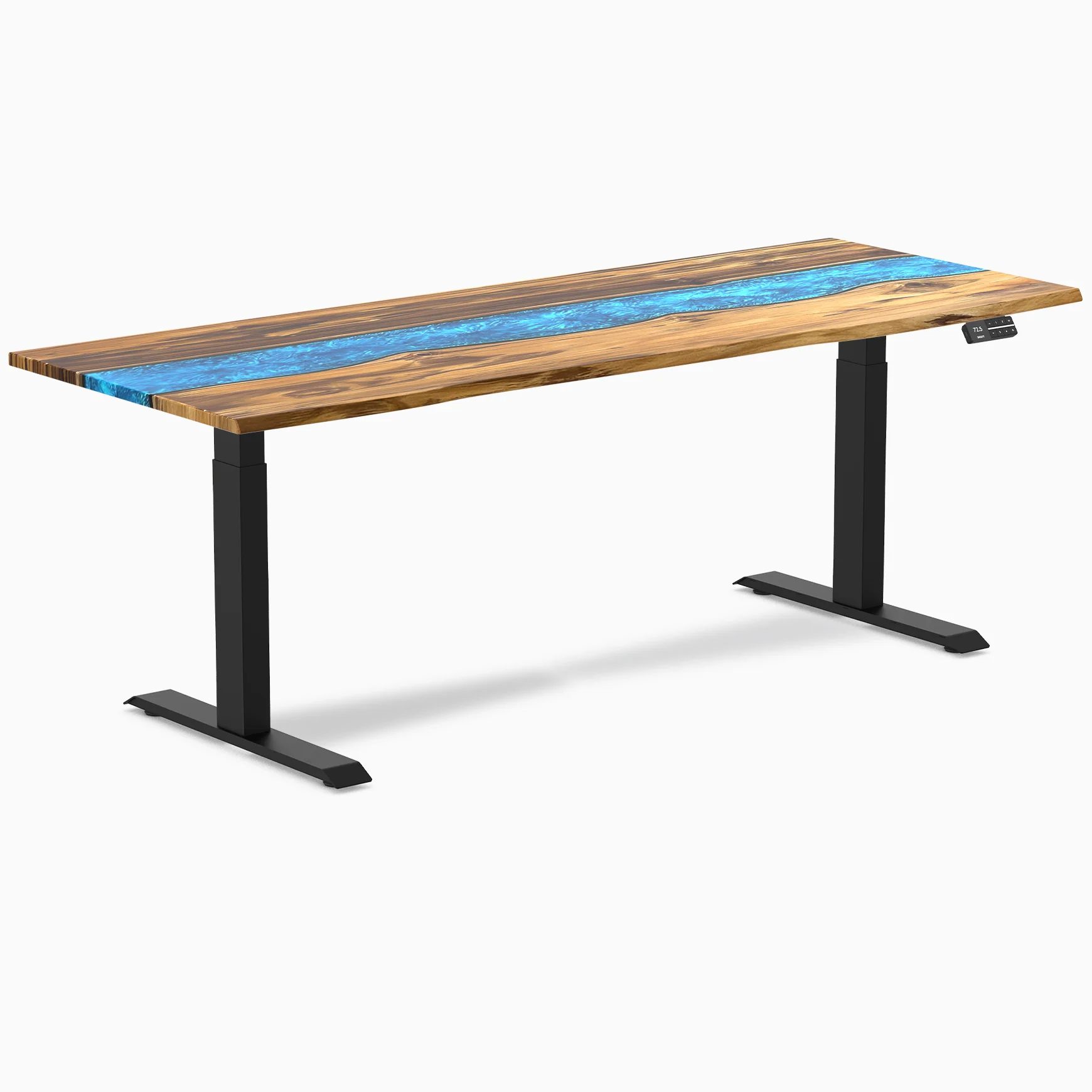 Desky Dual Resin Hardwood Sit Stand Desk - Image 28