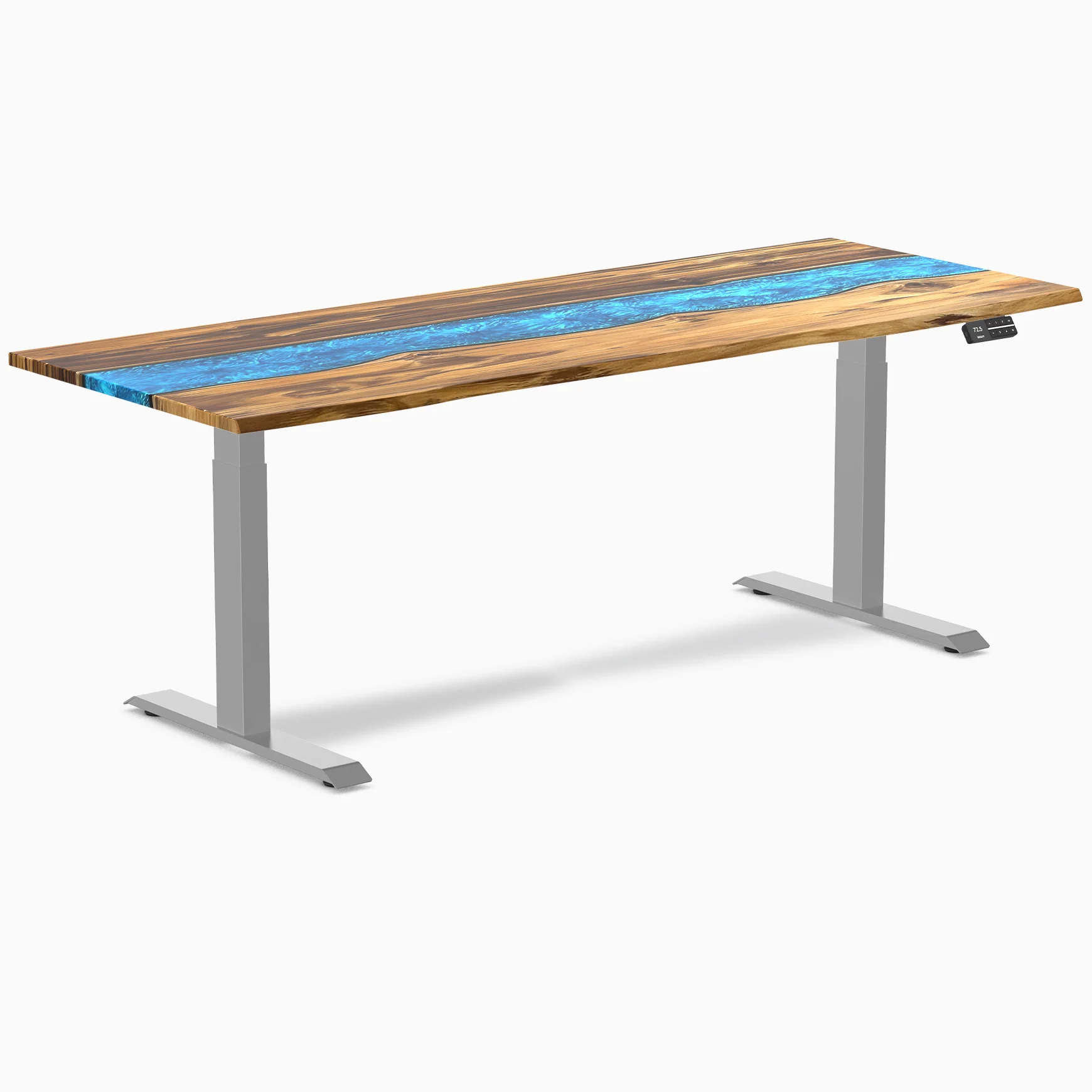 Desky Dual Resin Hardwood Sit Stand Desk - Image 31