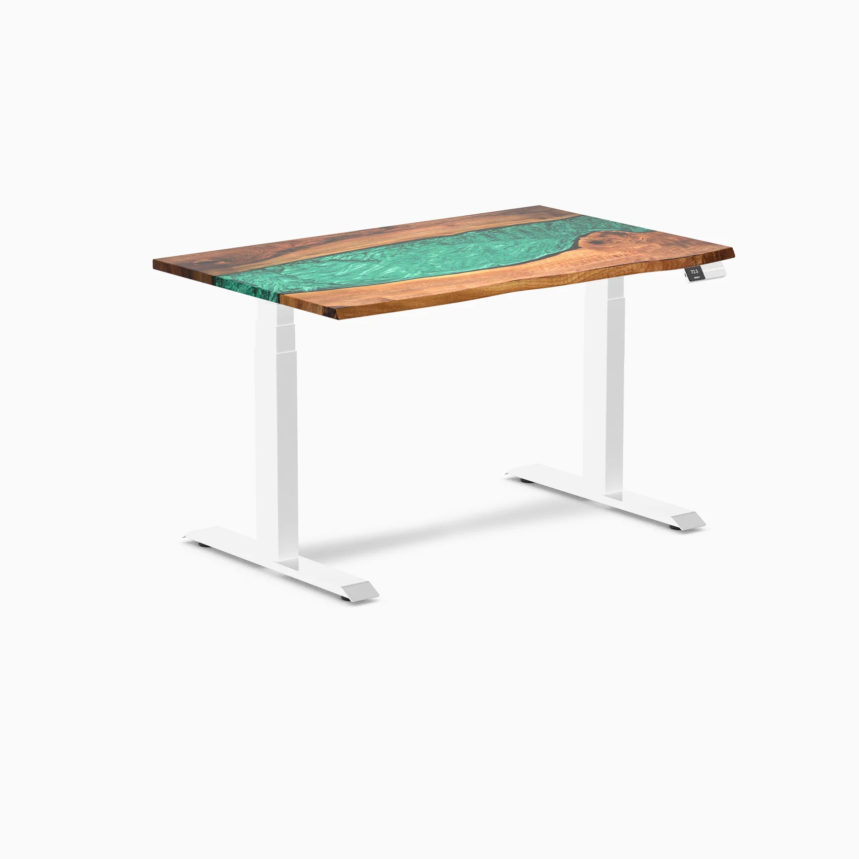 Desky Dual Resin Hardwood Sit Stand Desk - Image 37