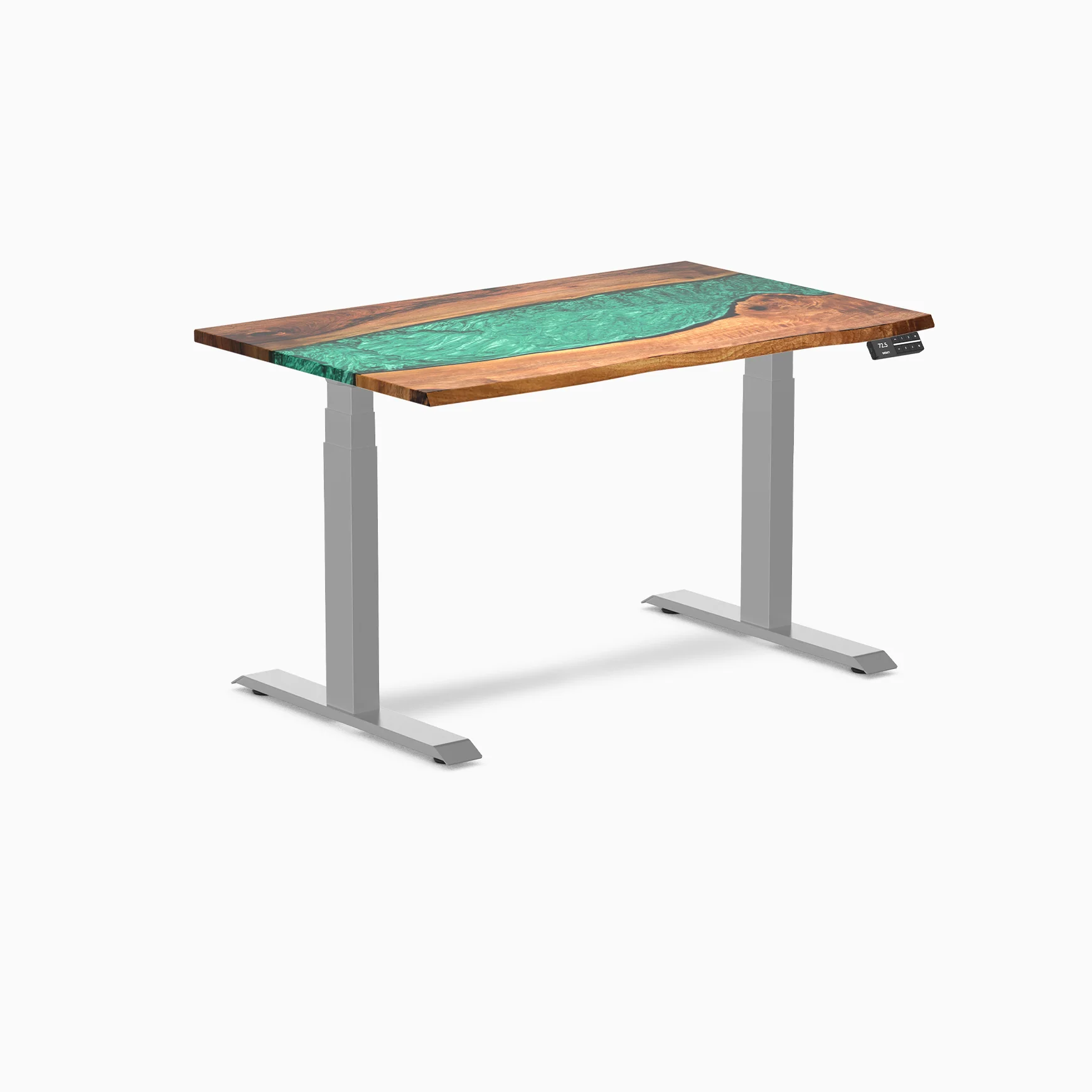 Desky Dual Resin Hardwood Sit Stand Desk - Image 38