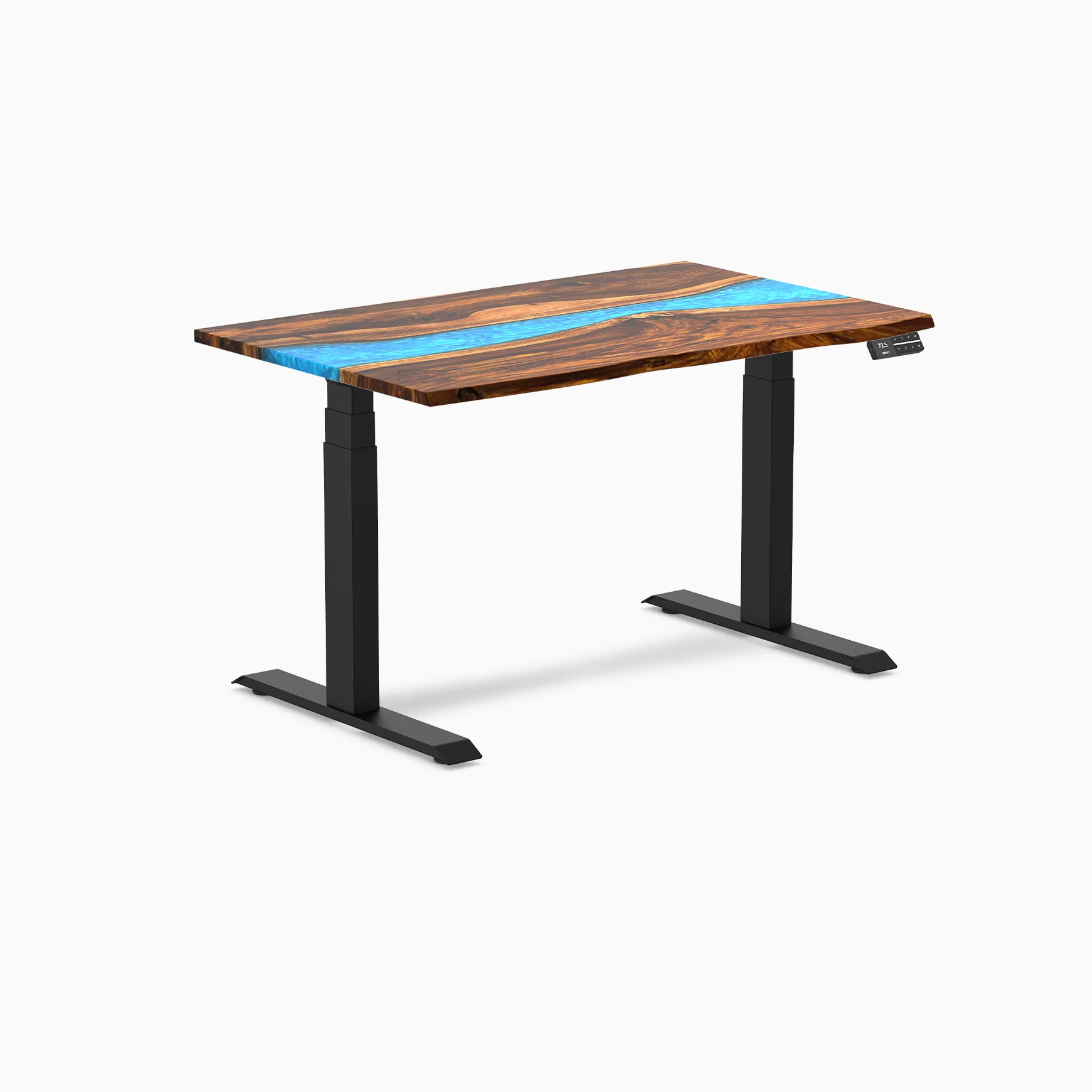 Desky Dual Resin Hardwood Sit Stand Desk - Image 45