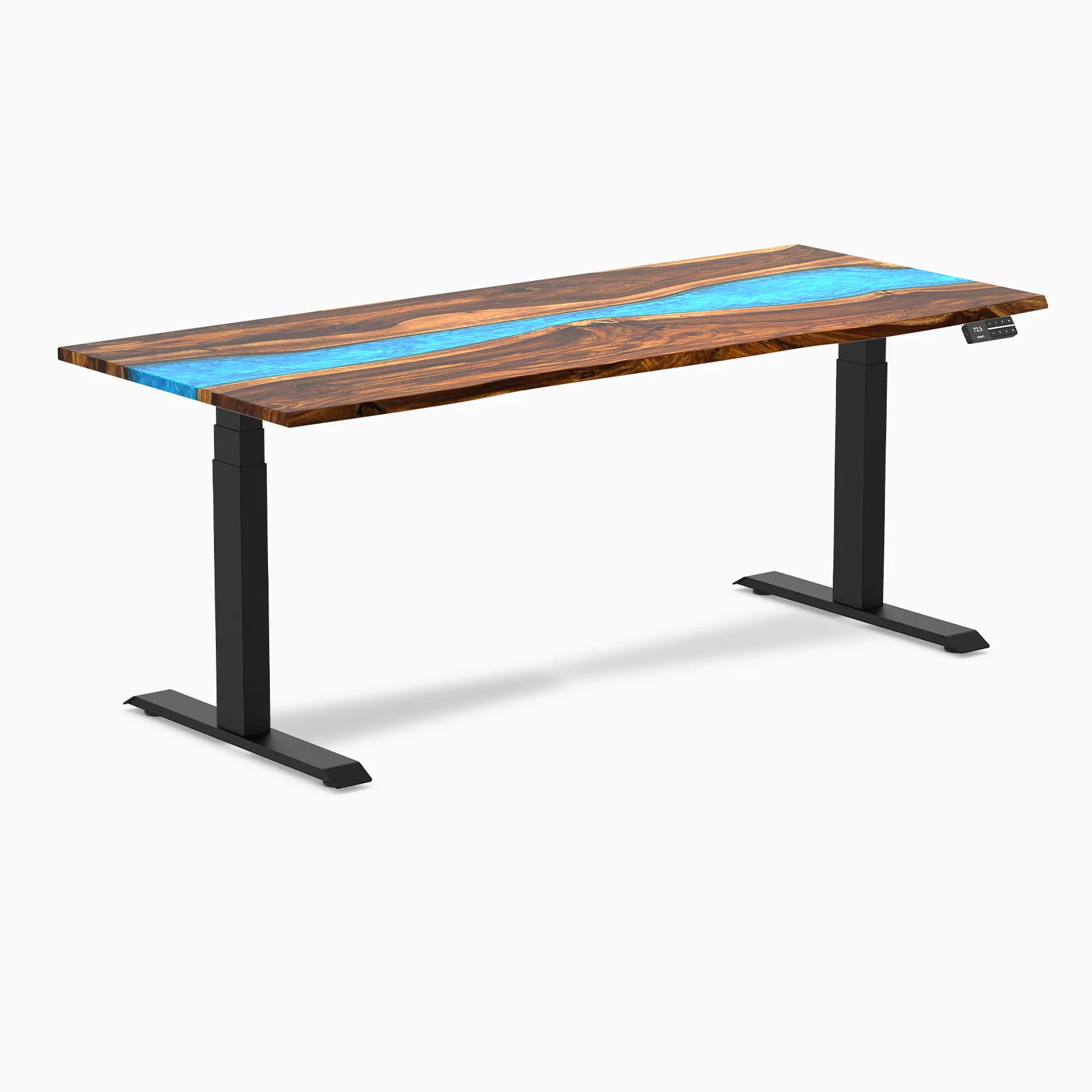 Desky Dual Resin Hardwood Sit Stand Desk - Image 51