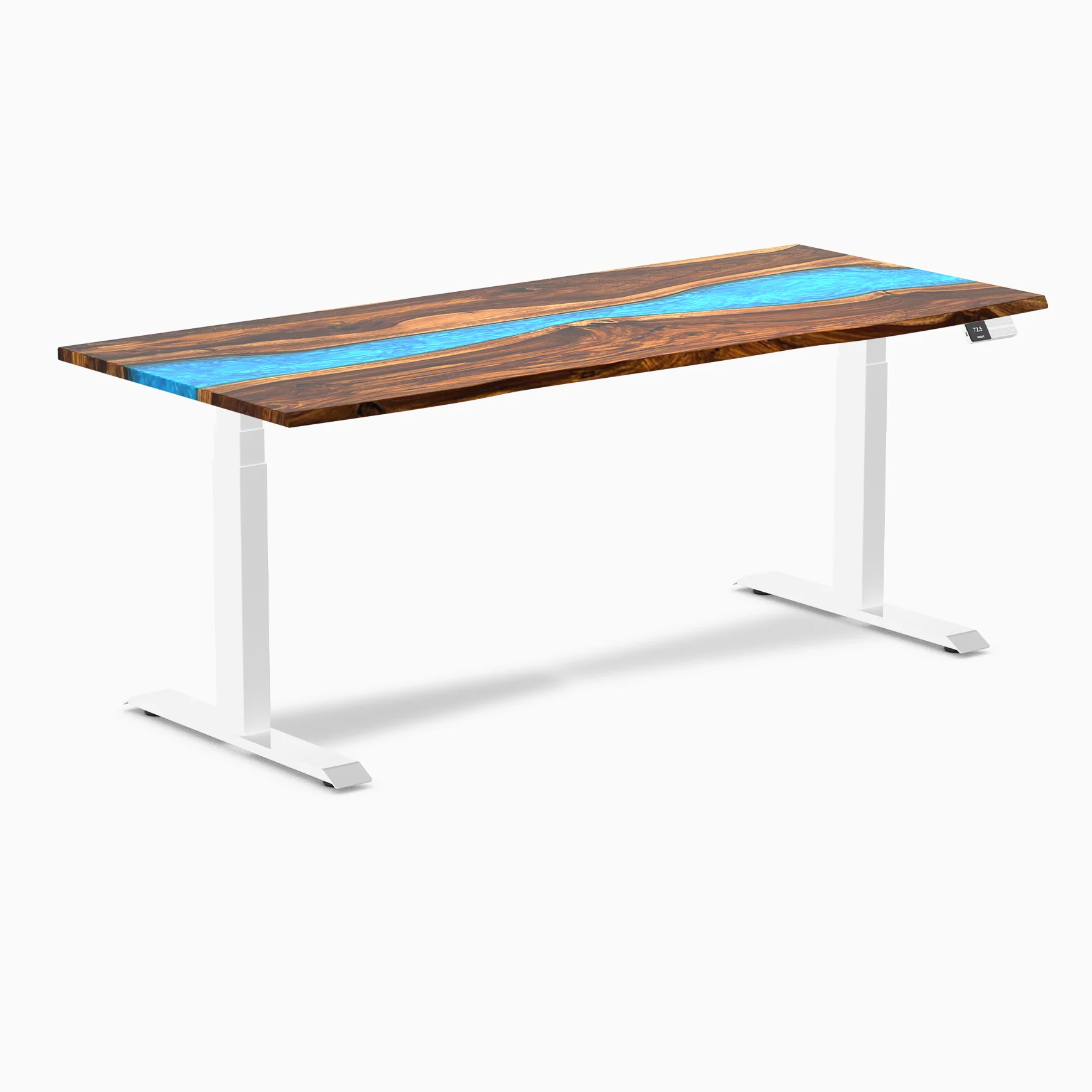 Desky Dual Resin Hardwood Sit Stand Desk - Image 52