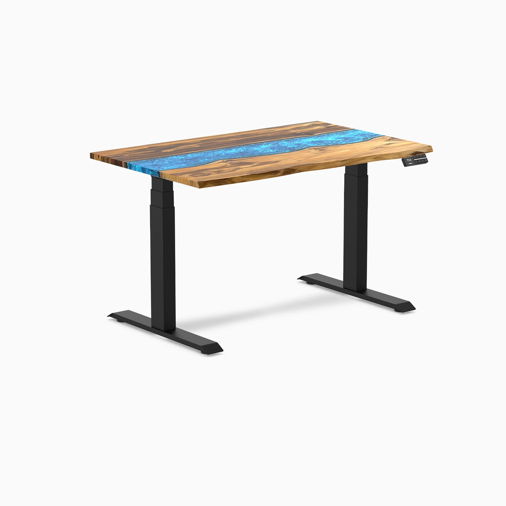Desky Dual Resin Hardwood Sit Stand Desk - Image 54