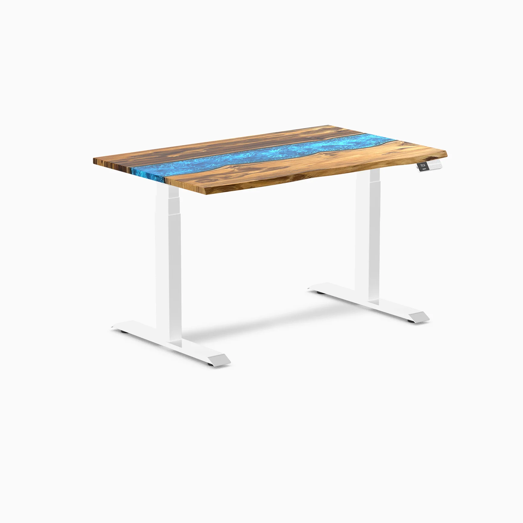 Desky Dual Resin Hardwood Sit Stand Desk - Image 55