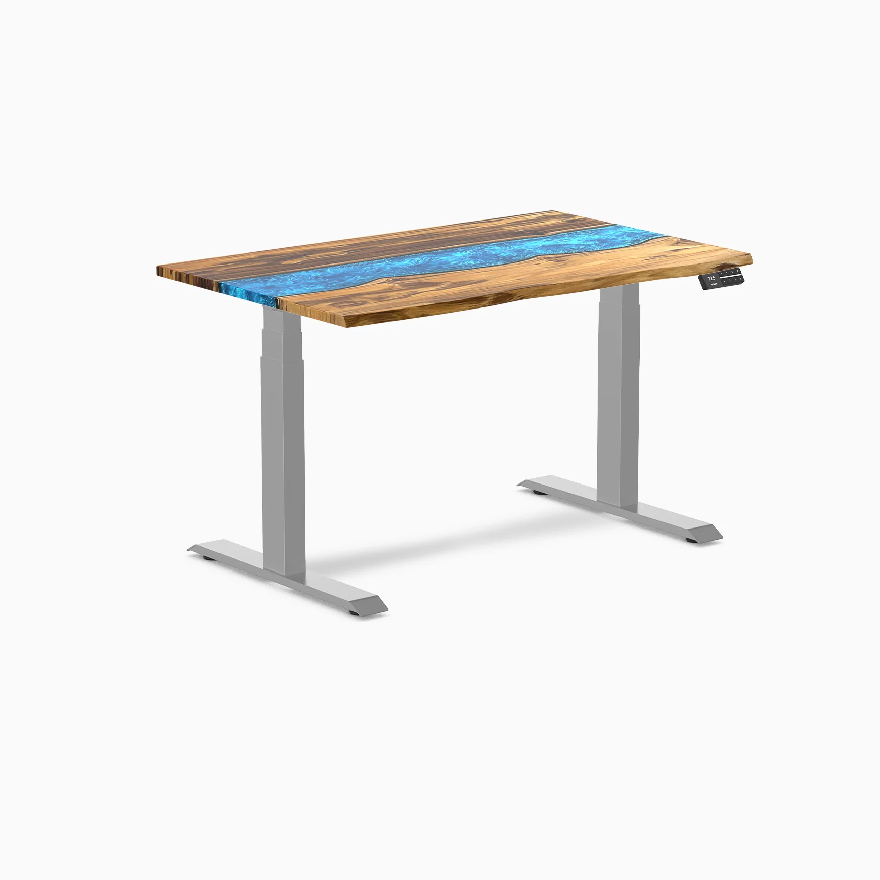 Desky Dual Resin Hardwood Sit Stand Desk - Image 56