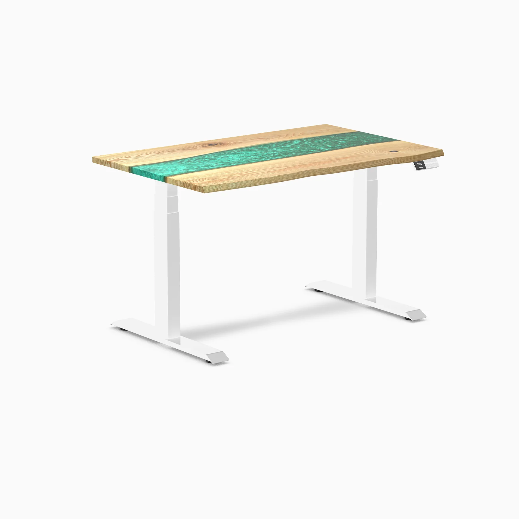Desky Dual Resin Hardwood Sit Stand Desk - Image 64