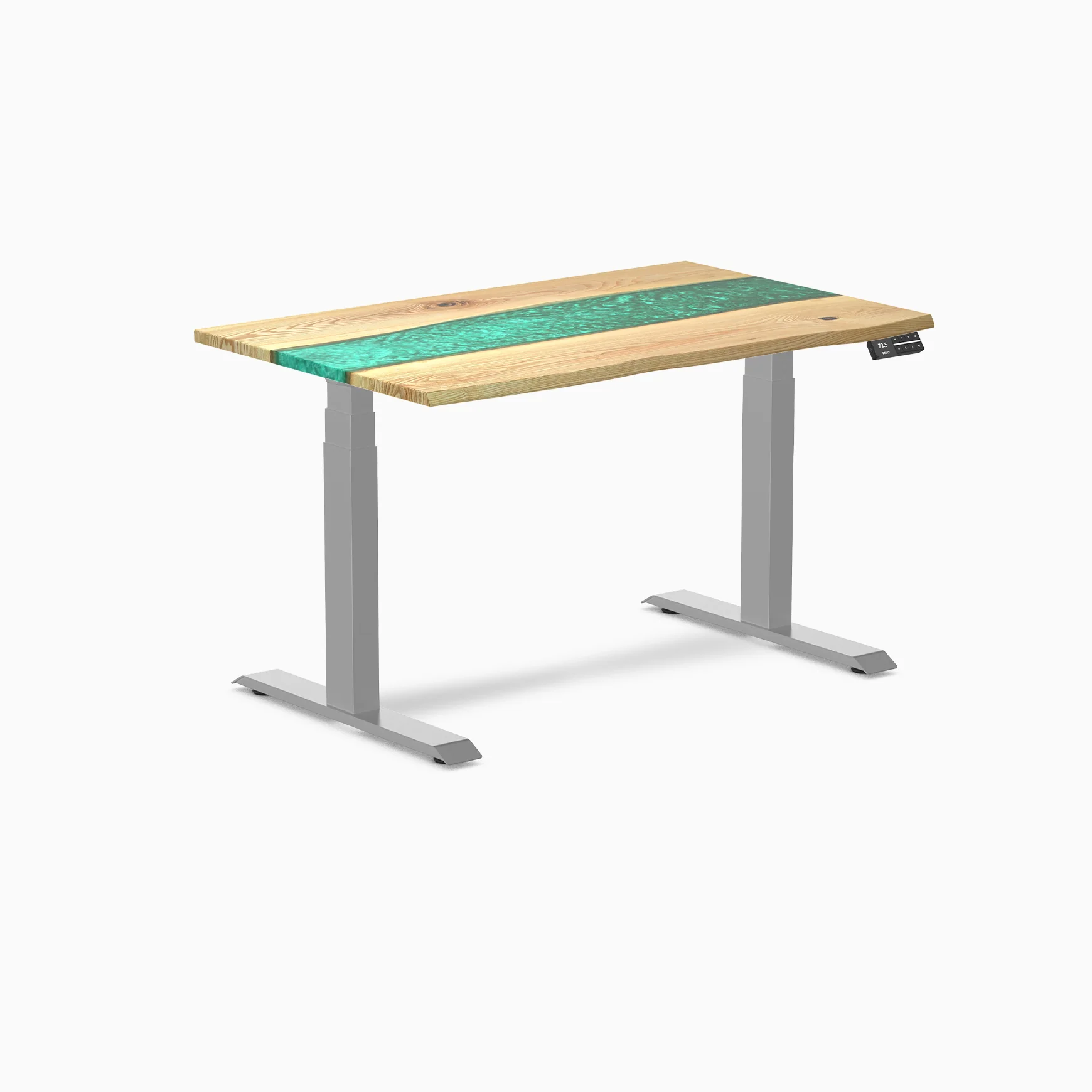 Desky Dual Resin Hardwood Sit Stand Desk - Image 65
