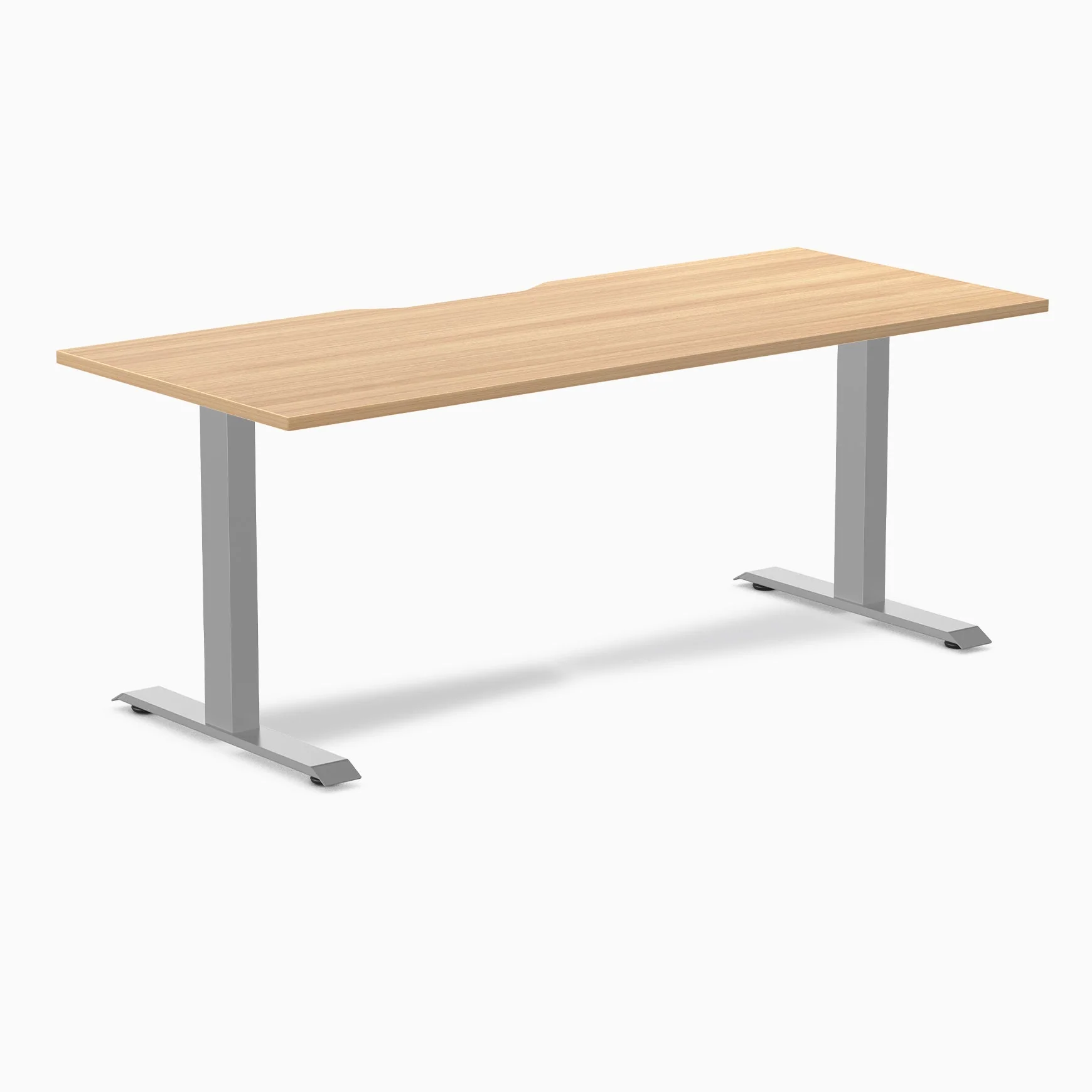 Desky Zero Scalloped Laminate Office Desk - Image 102