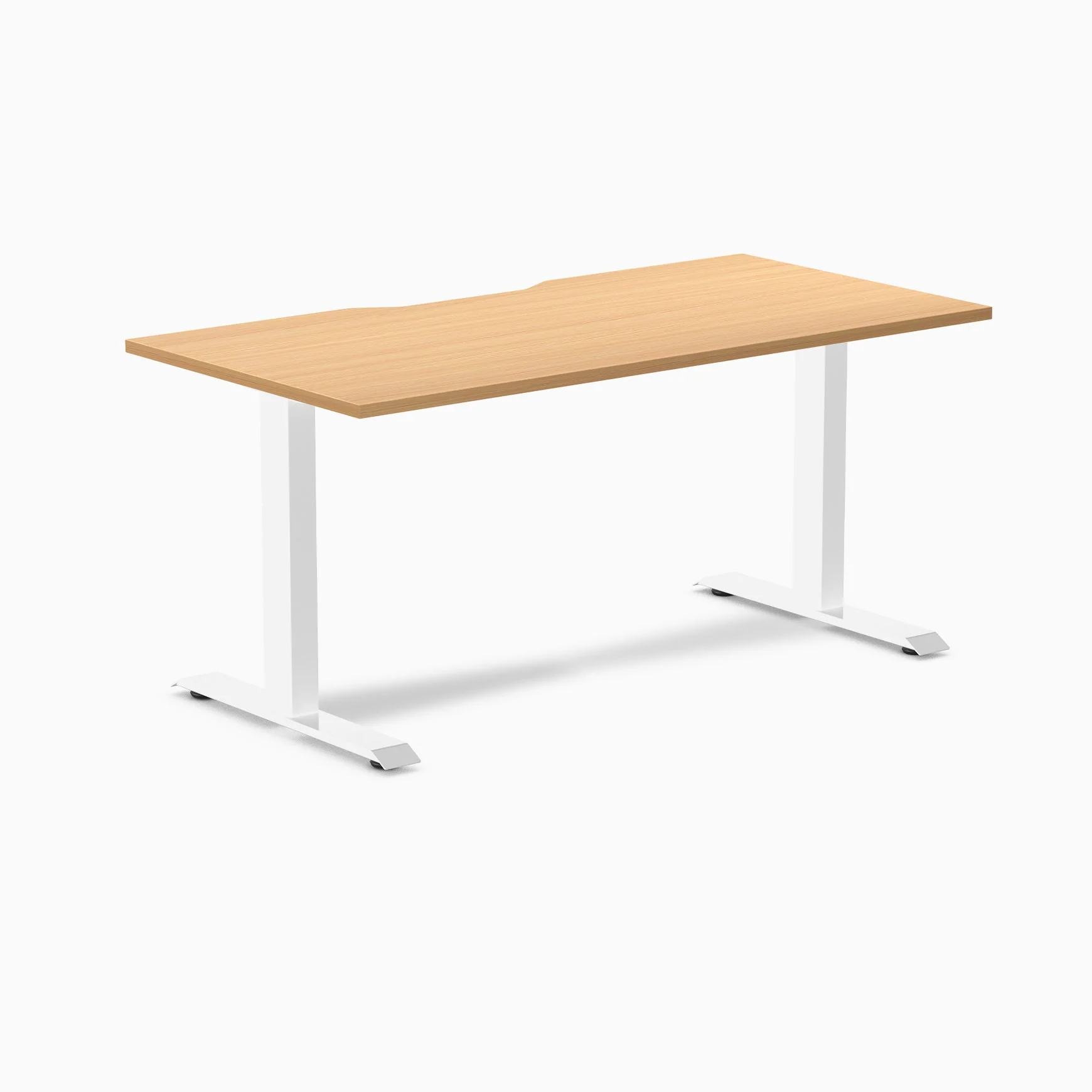 Desky Zero Scalloped Laminate Office Desk - Image 107