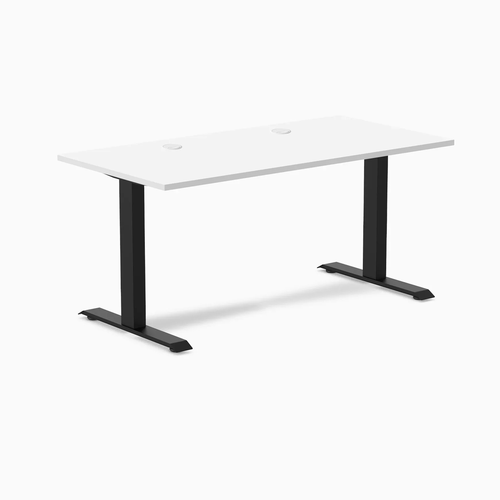 Desky Zero Scalloped Laminate Office Desk - Image 116