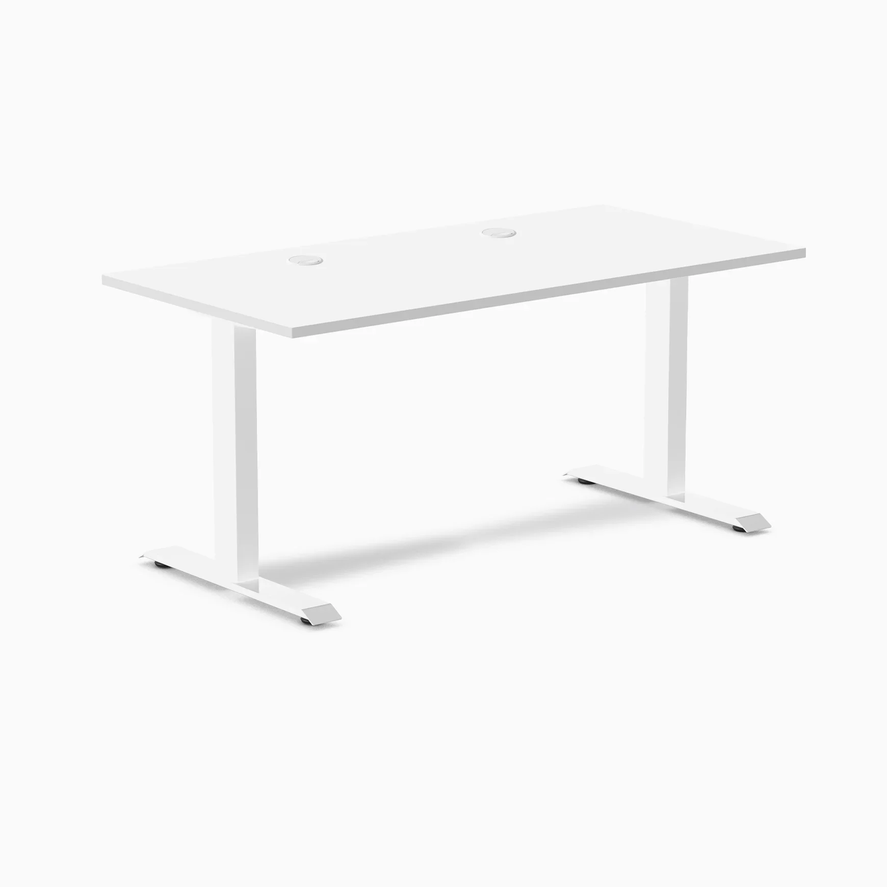 Desky Zero Scalloped Laminate Office Desk - Image 117