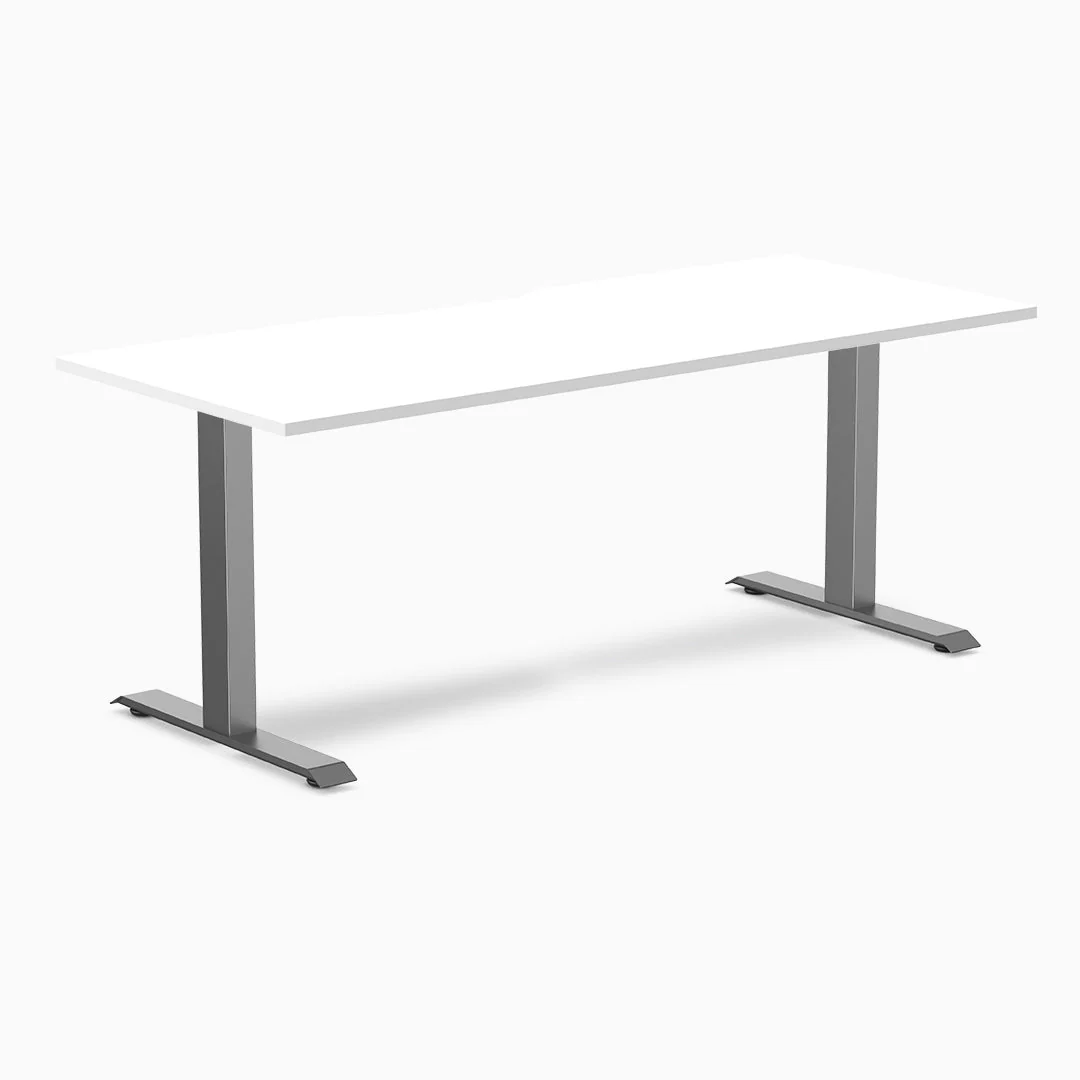 Desky Zero Scalloped Laminate Office Desk - Image 12
