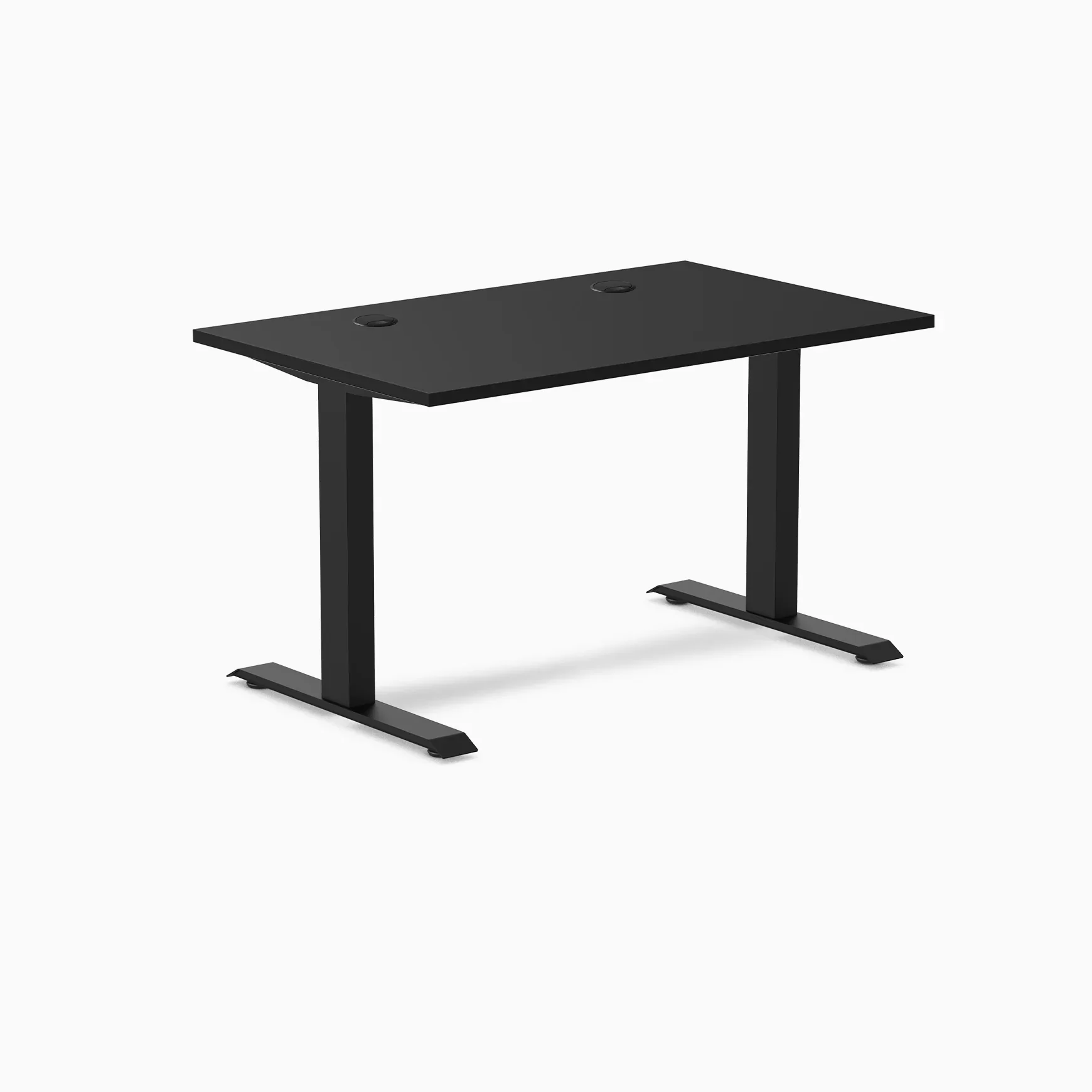 Desky Zero Scalloped Laminate Office Desk - Image 124