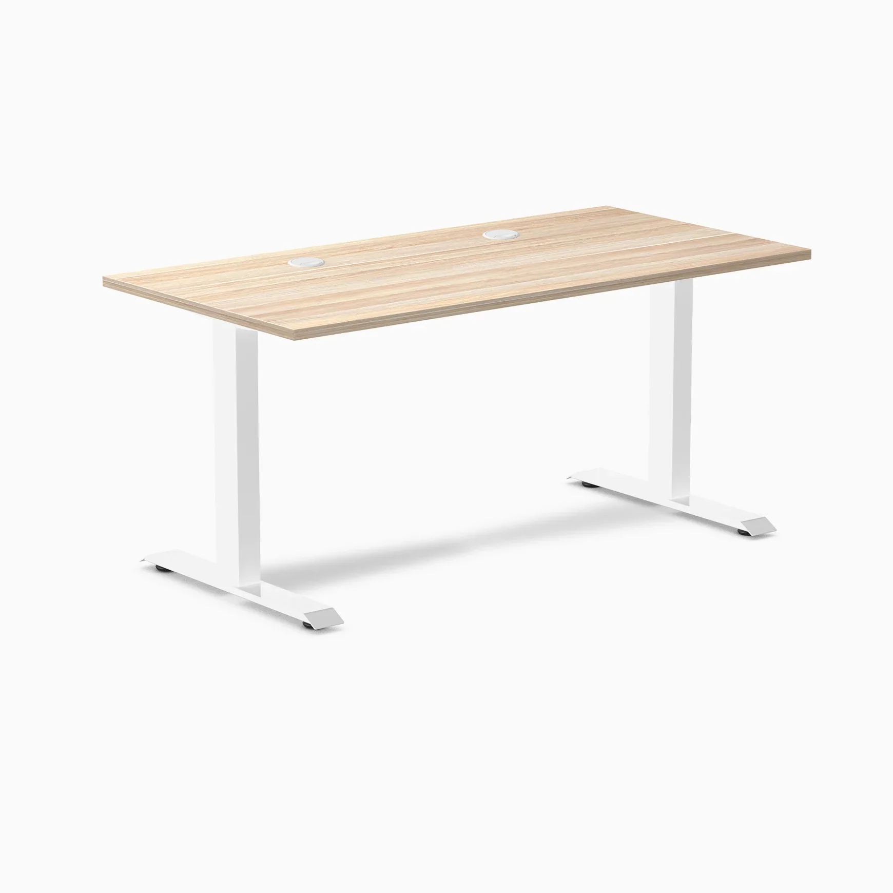 Desky Zero Scalloped Laminate Office Desk - Image 141